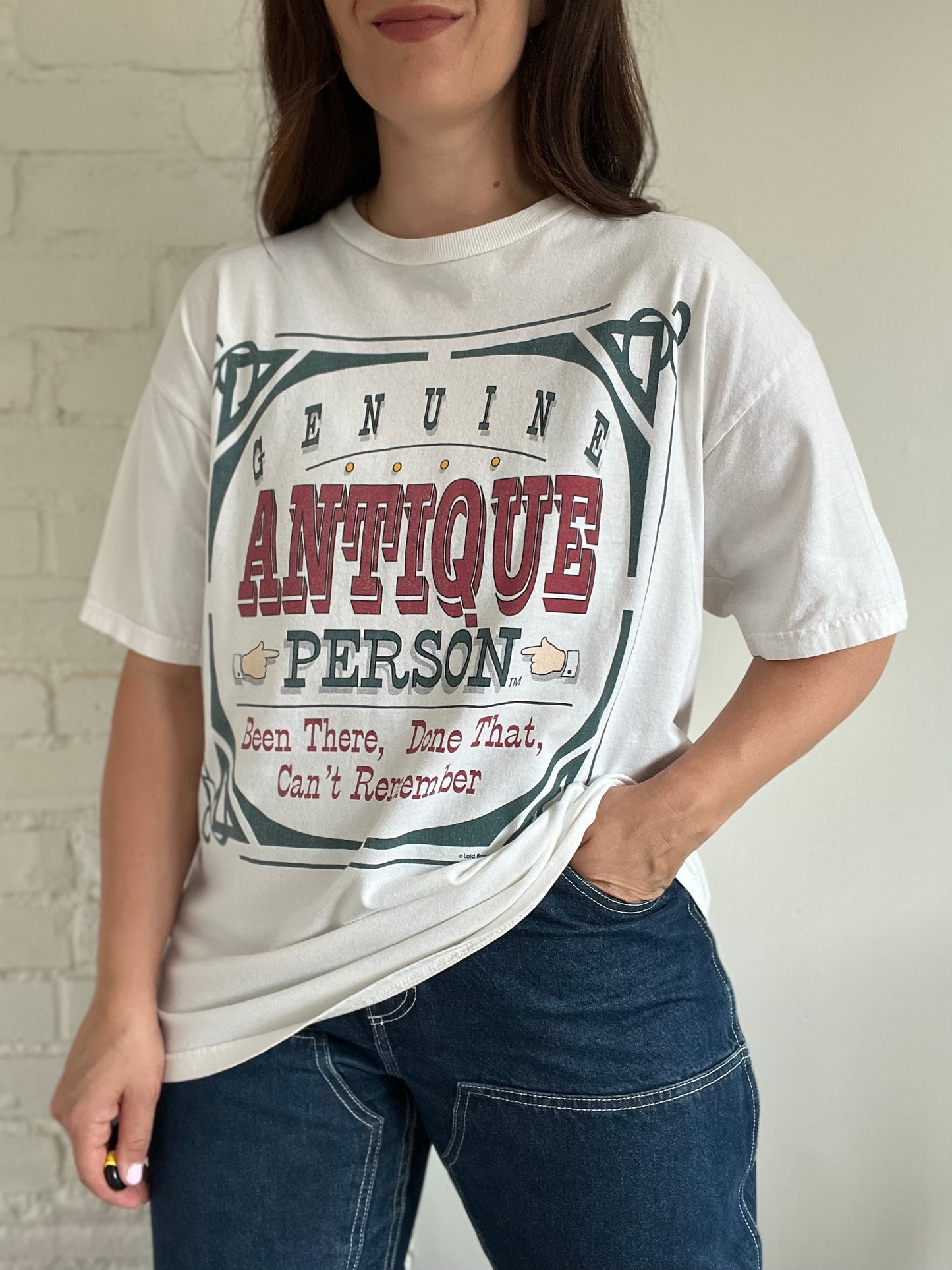 Genuine Antique Person T-Shirt - Size XL