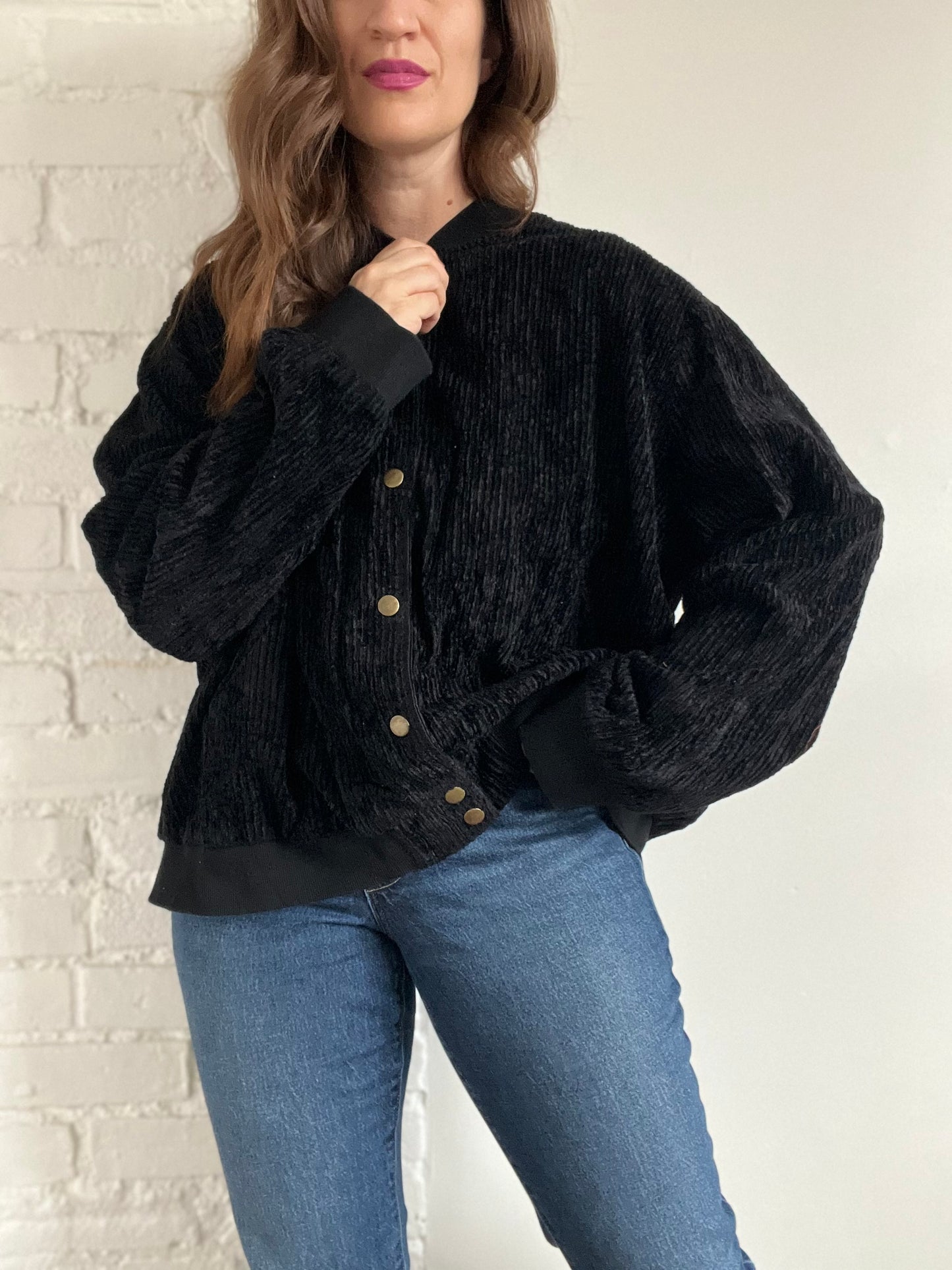 Hilary Macmillan Corduroy Velvet Jacket  - 4XL