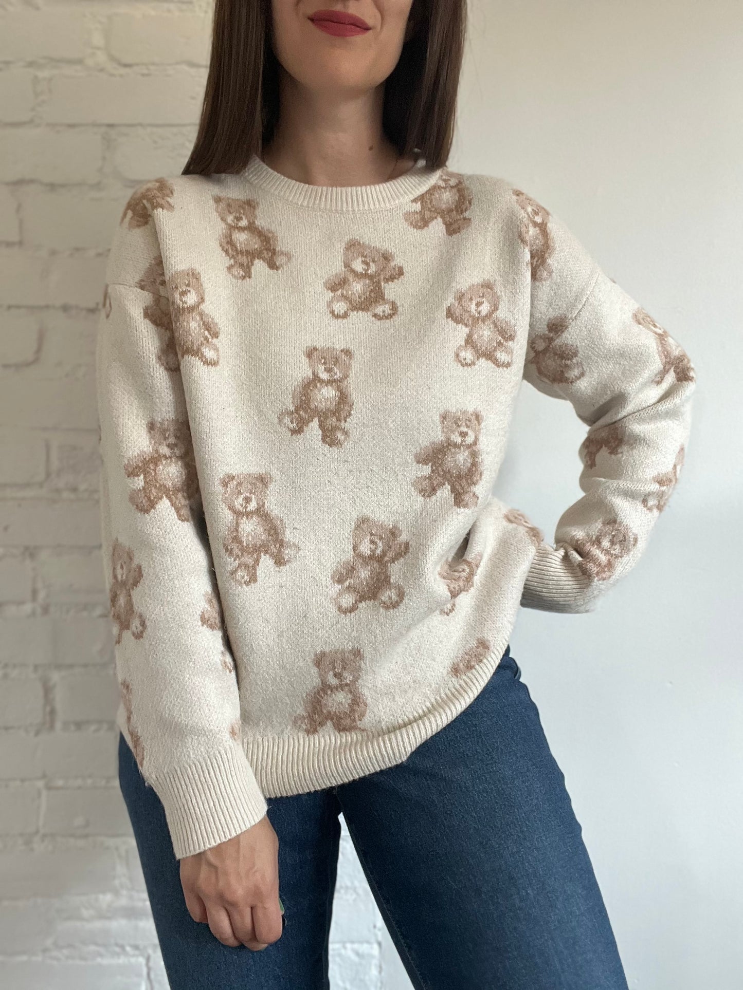 Teddy Bear Sweater - Size M