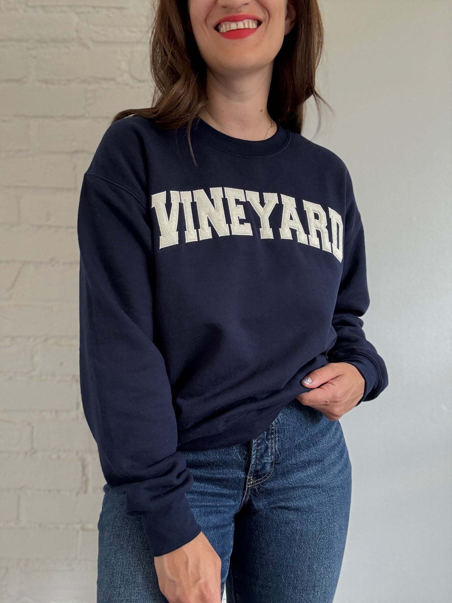 Vintage Vinyard Crewneck Sweater - Size M/L