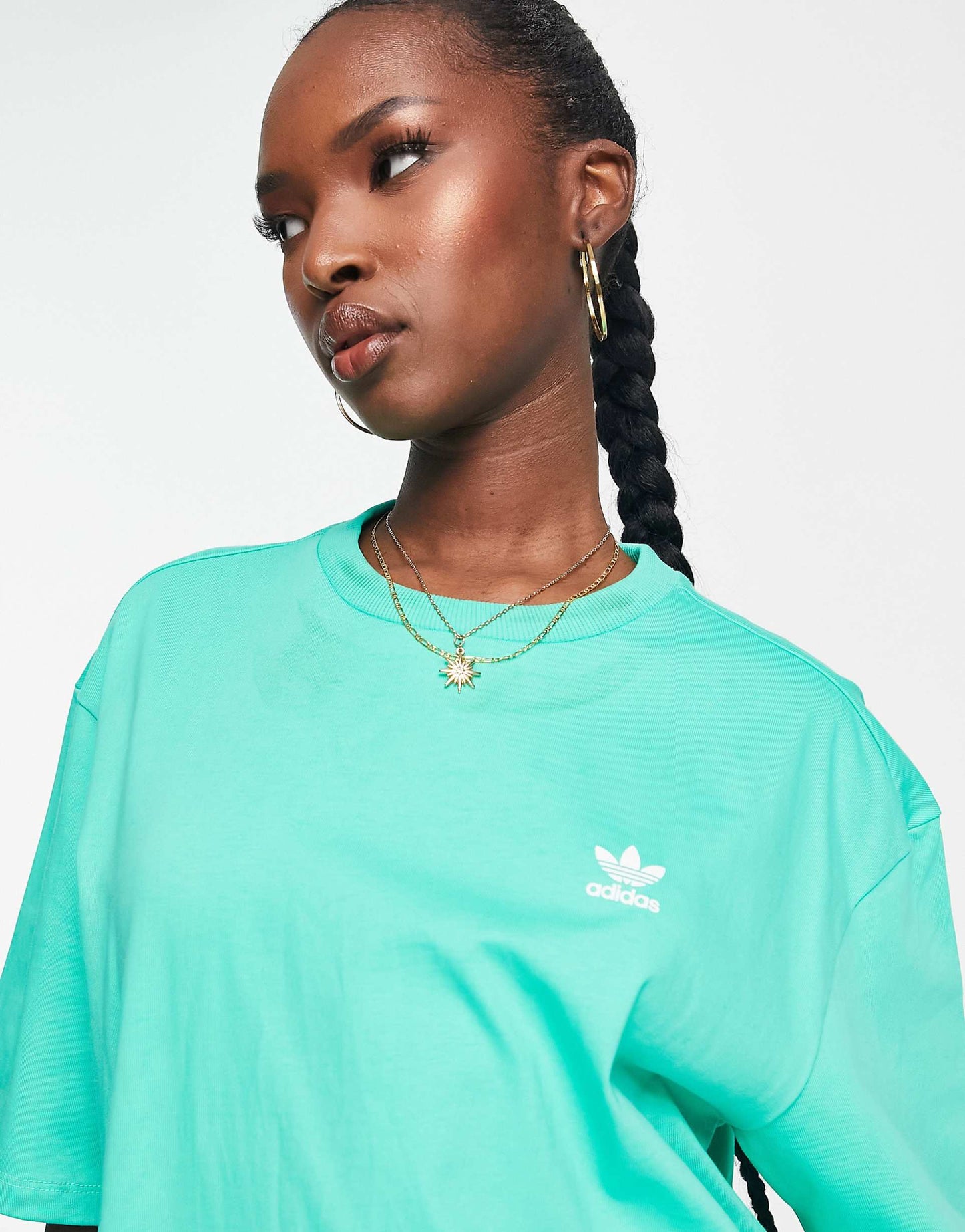 NEW adidas Originals Green T-Shirt - Size M (oversized)
