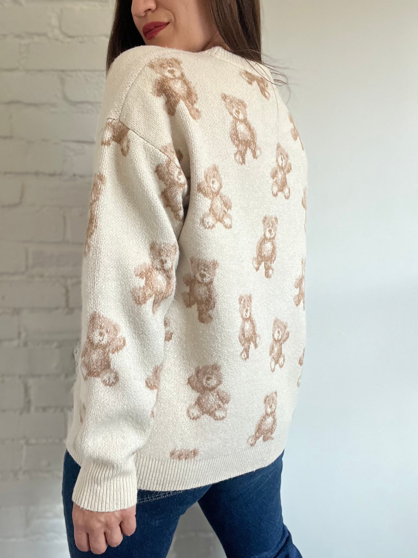 Teddy Bear Sweater - Size M