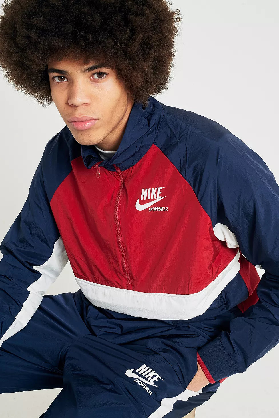 Nike Archive Half-Zip Windbreaker - Size M (Mens)