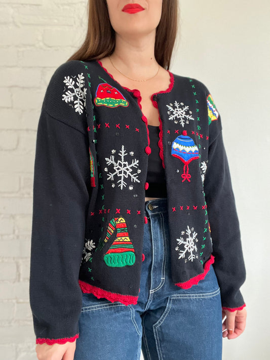 Festive Cardigan Knit - XL