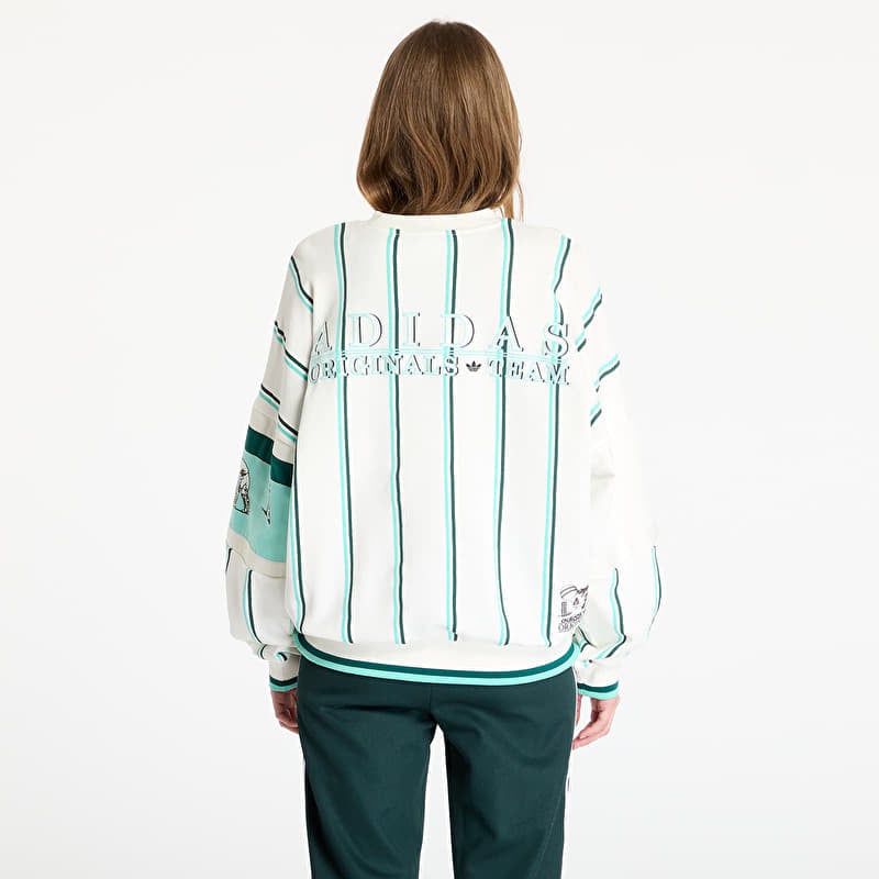 Retro Adidas Cricket Crew Sweatshirt - Size Large