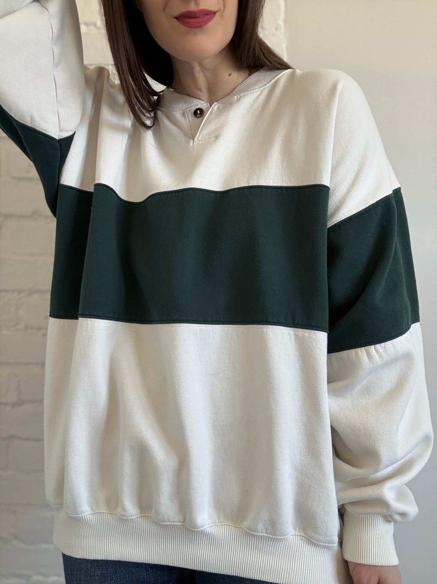 Vintage Rugby Crewneck Sweater - Sz. XL