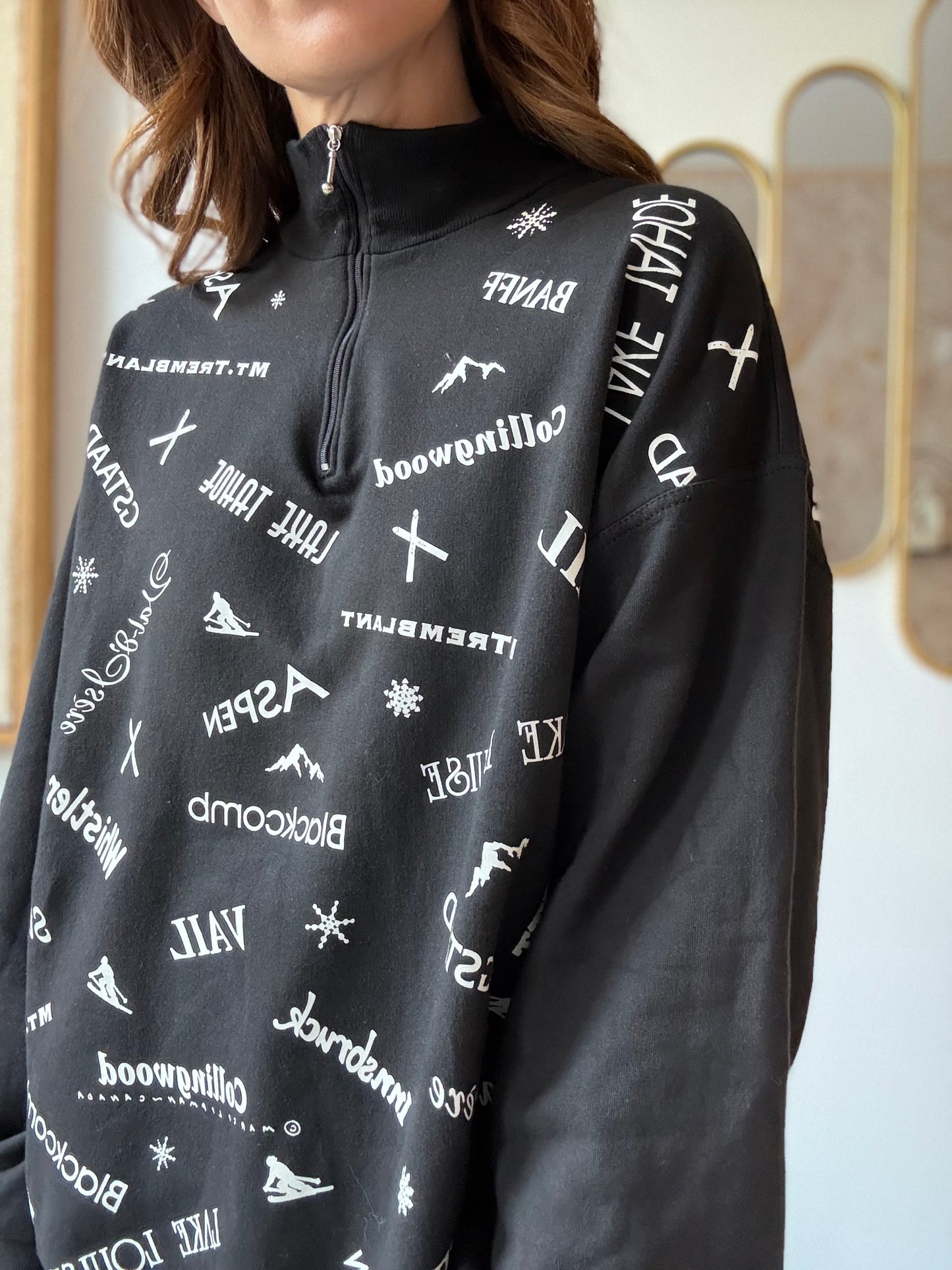 Vintage Marci Lipman Ski Sweatshirt - Size L/XL