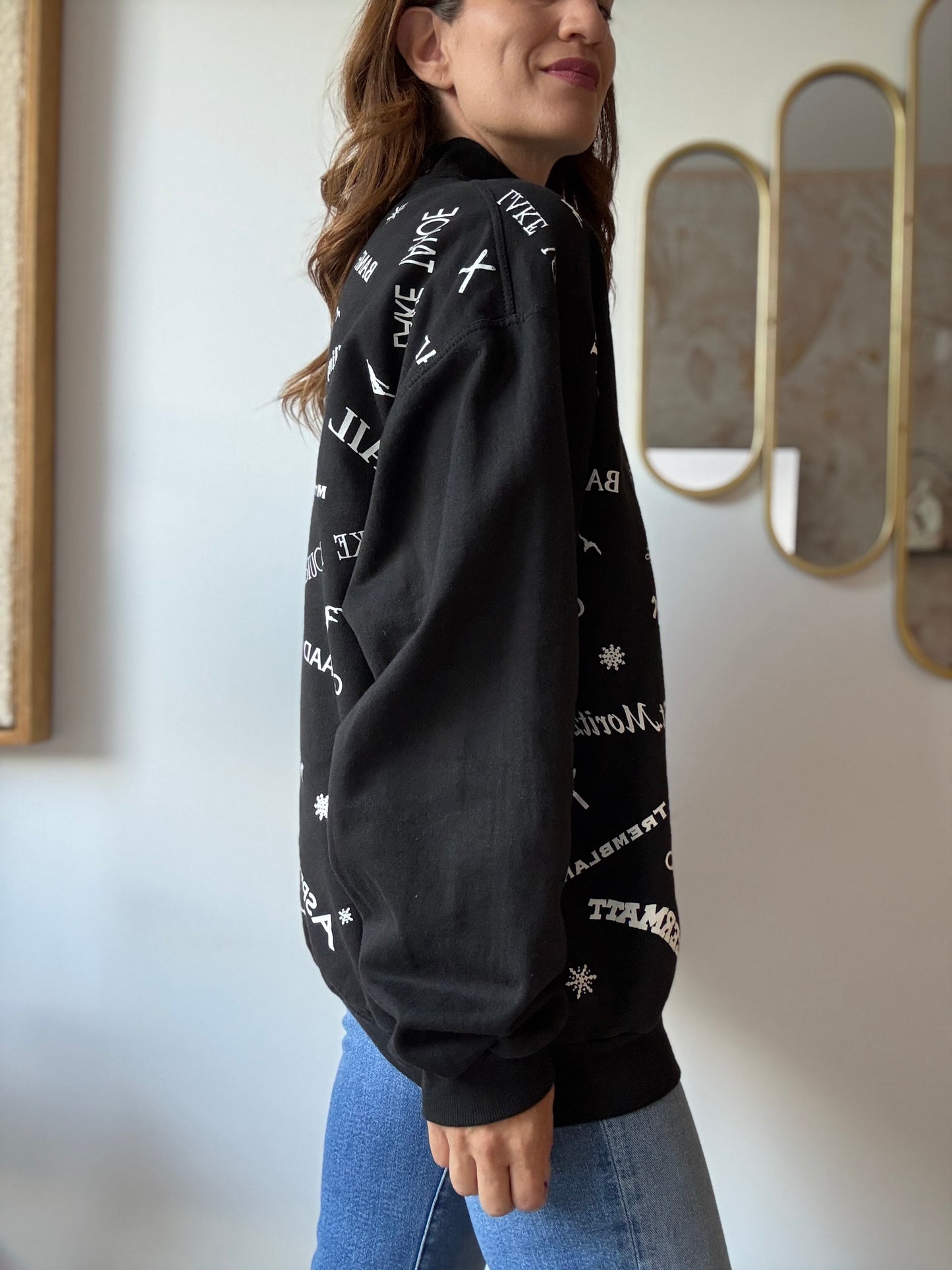 Vintage Marci Lipman Ski Sweatshirt - Size L/XL