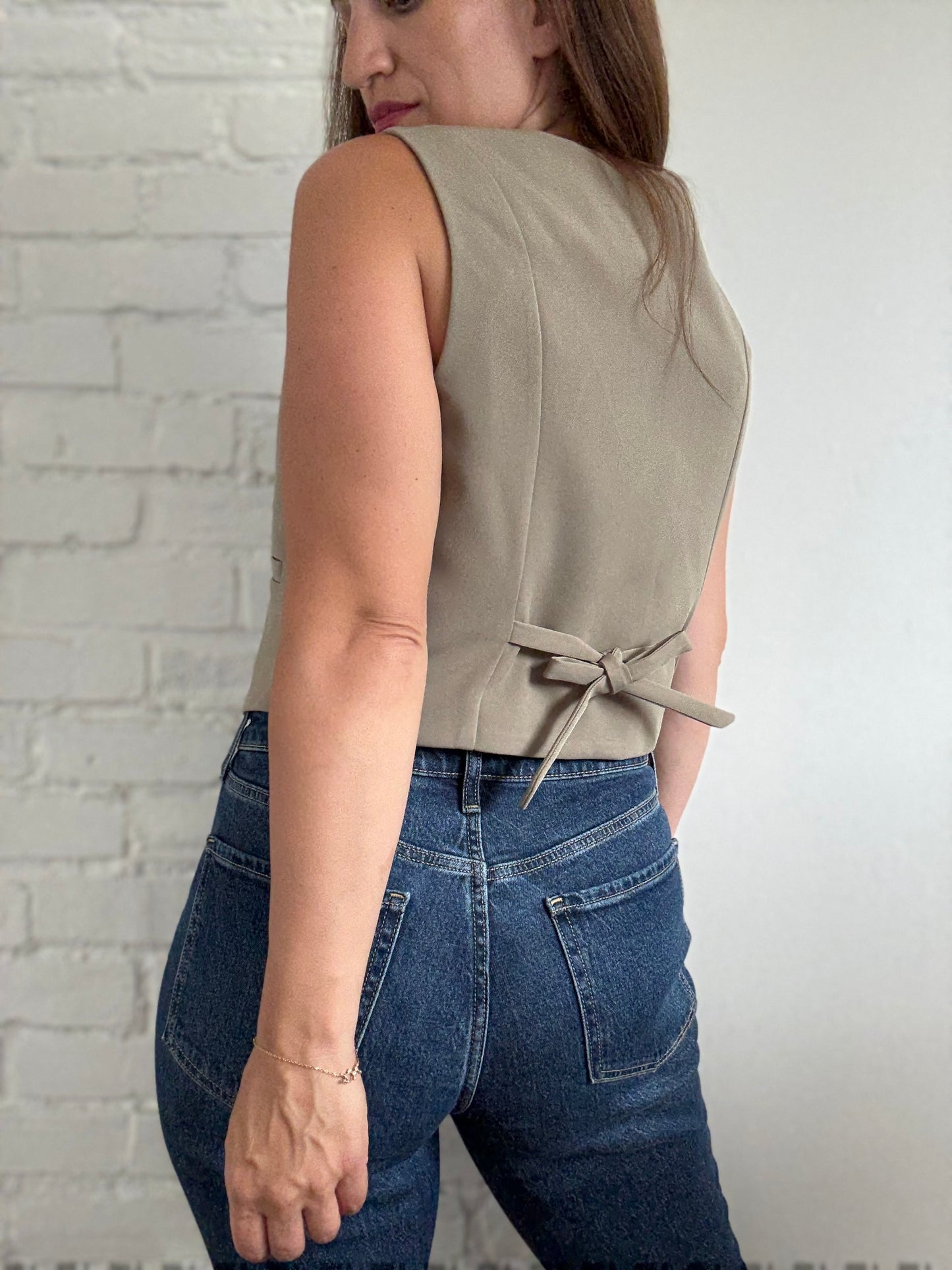Sandstone Khaki Vest - Size L