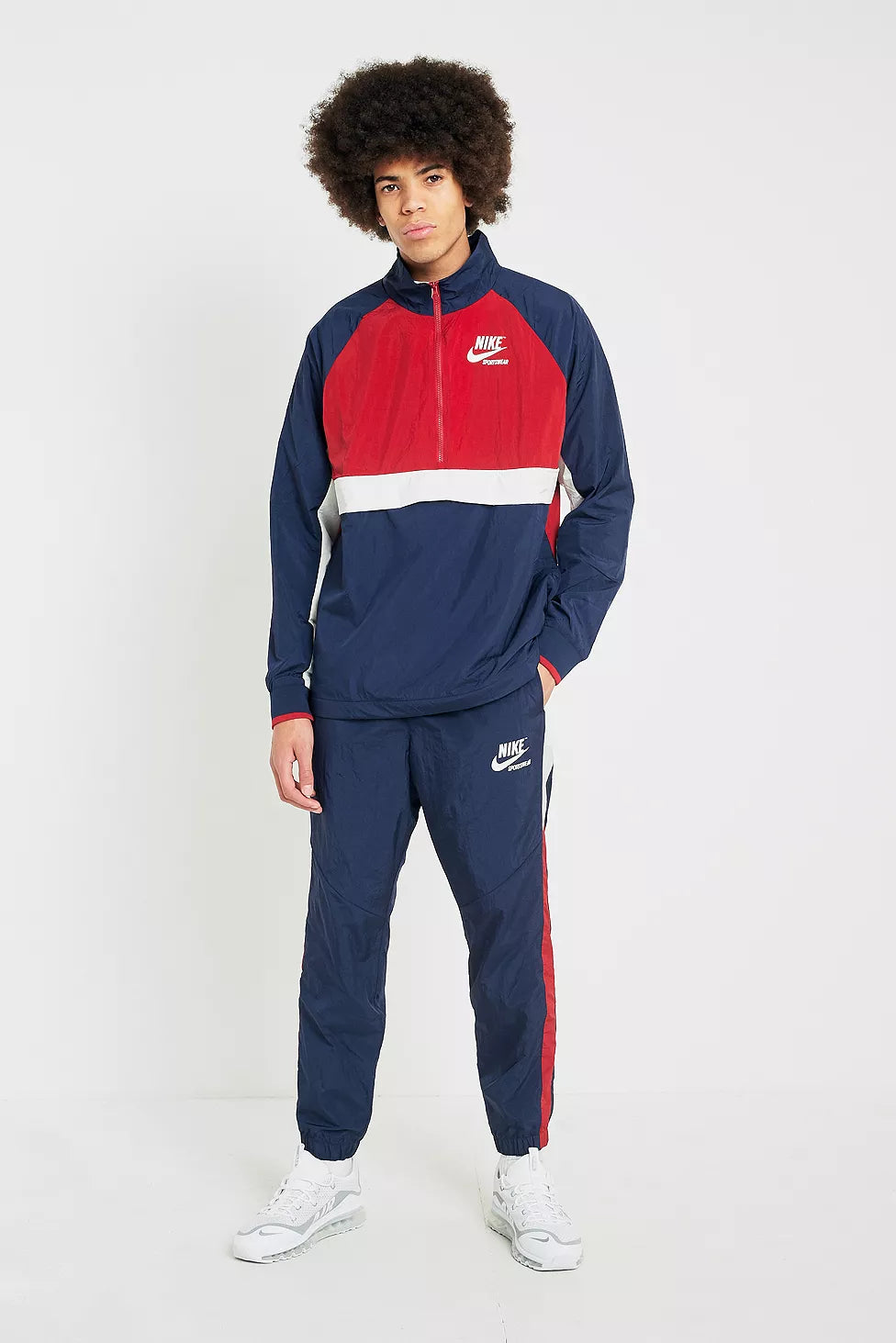 Nike Archive Half-Zip Windbreaker - Size M (Mens)