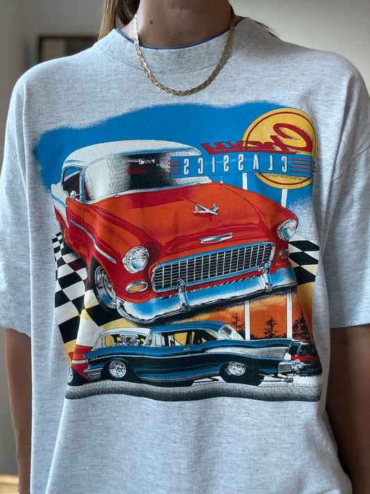 Vintage Chevy Classics Car T-Shirt - Size XL