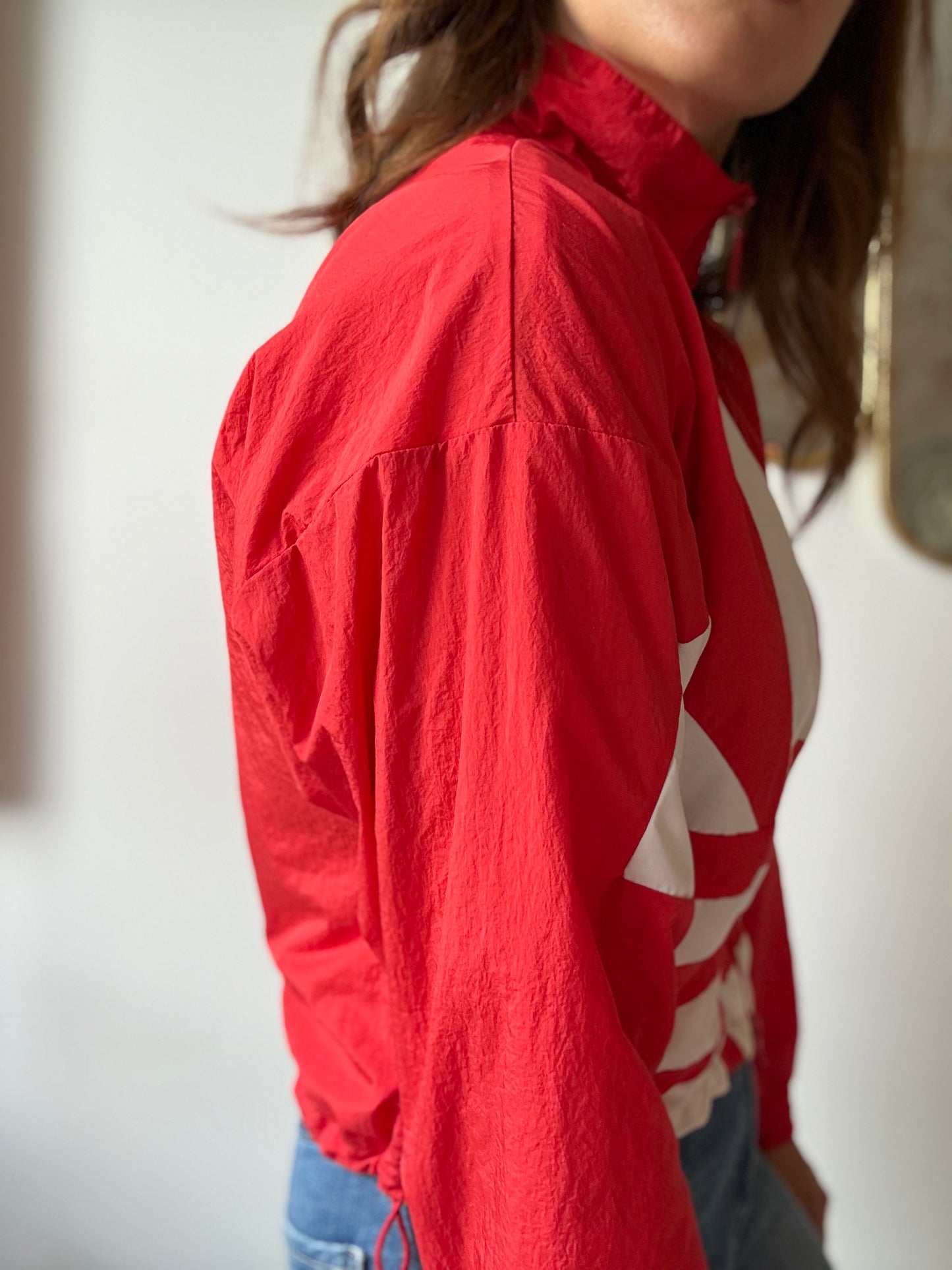 Adidas Originals Trefoil Logo Windbreaker - Size S