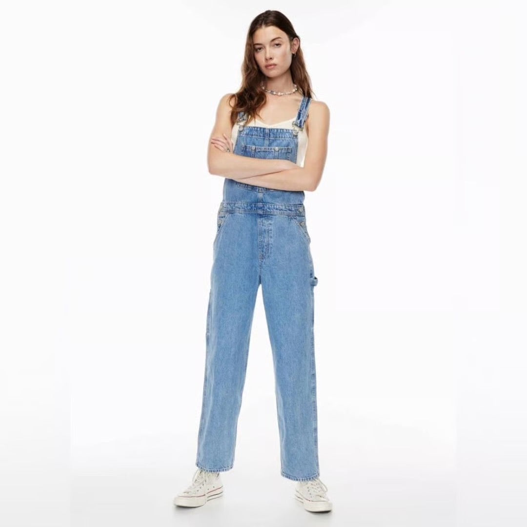 Sunday Best Utility Denim Overalls - Size M