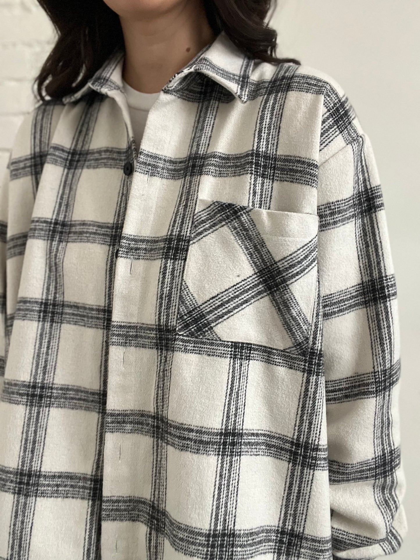 ETHOS Plaid Overshirt - L/XL