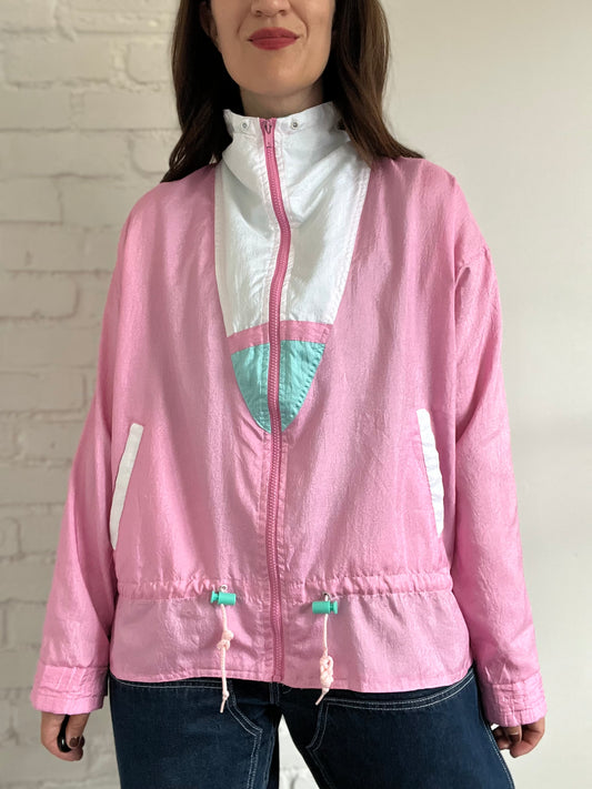 Pink Track Jacket - Size L