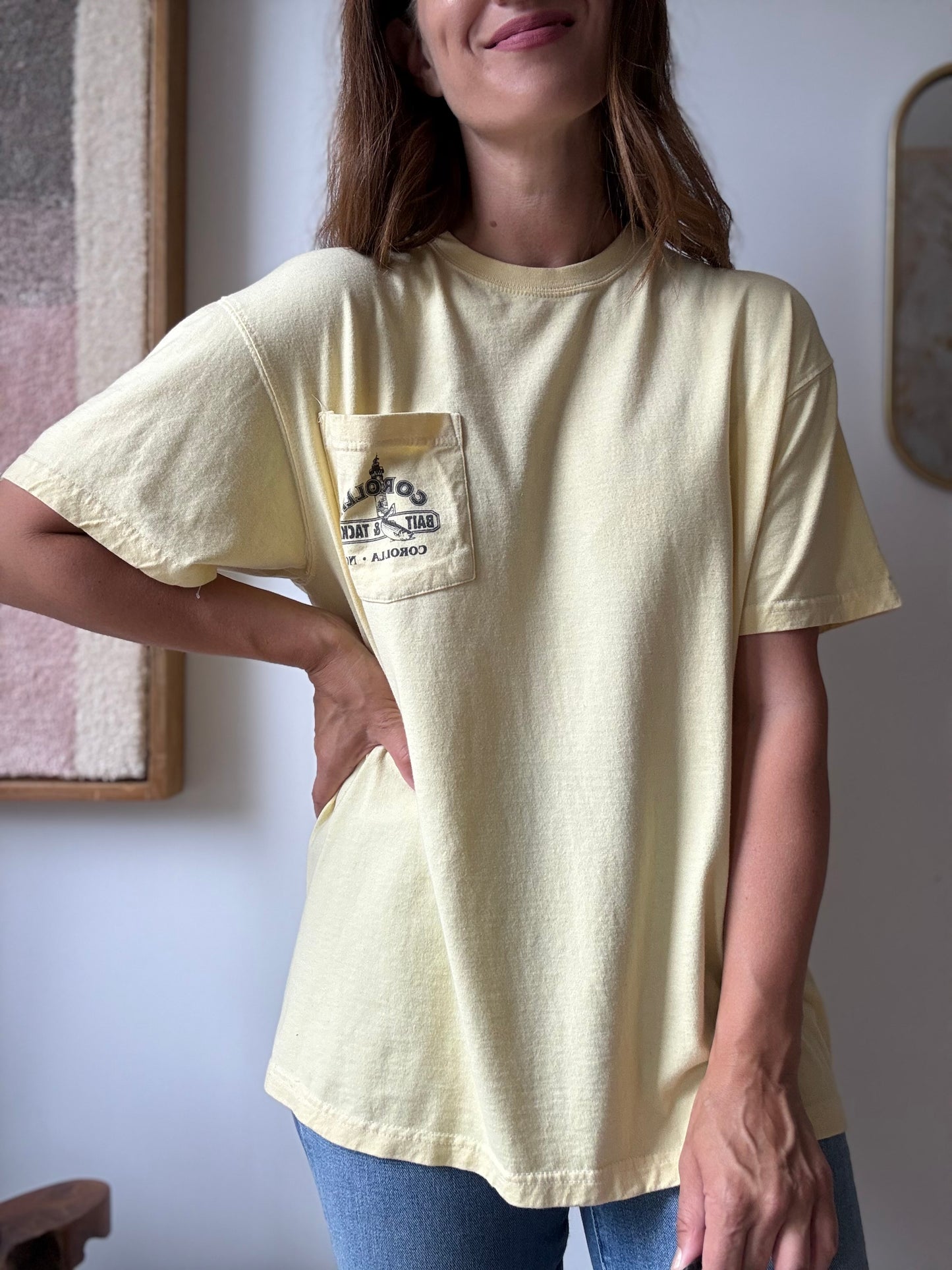 Crabs & Labs Yellow T-Shirt - Size L (Unisex)