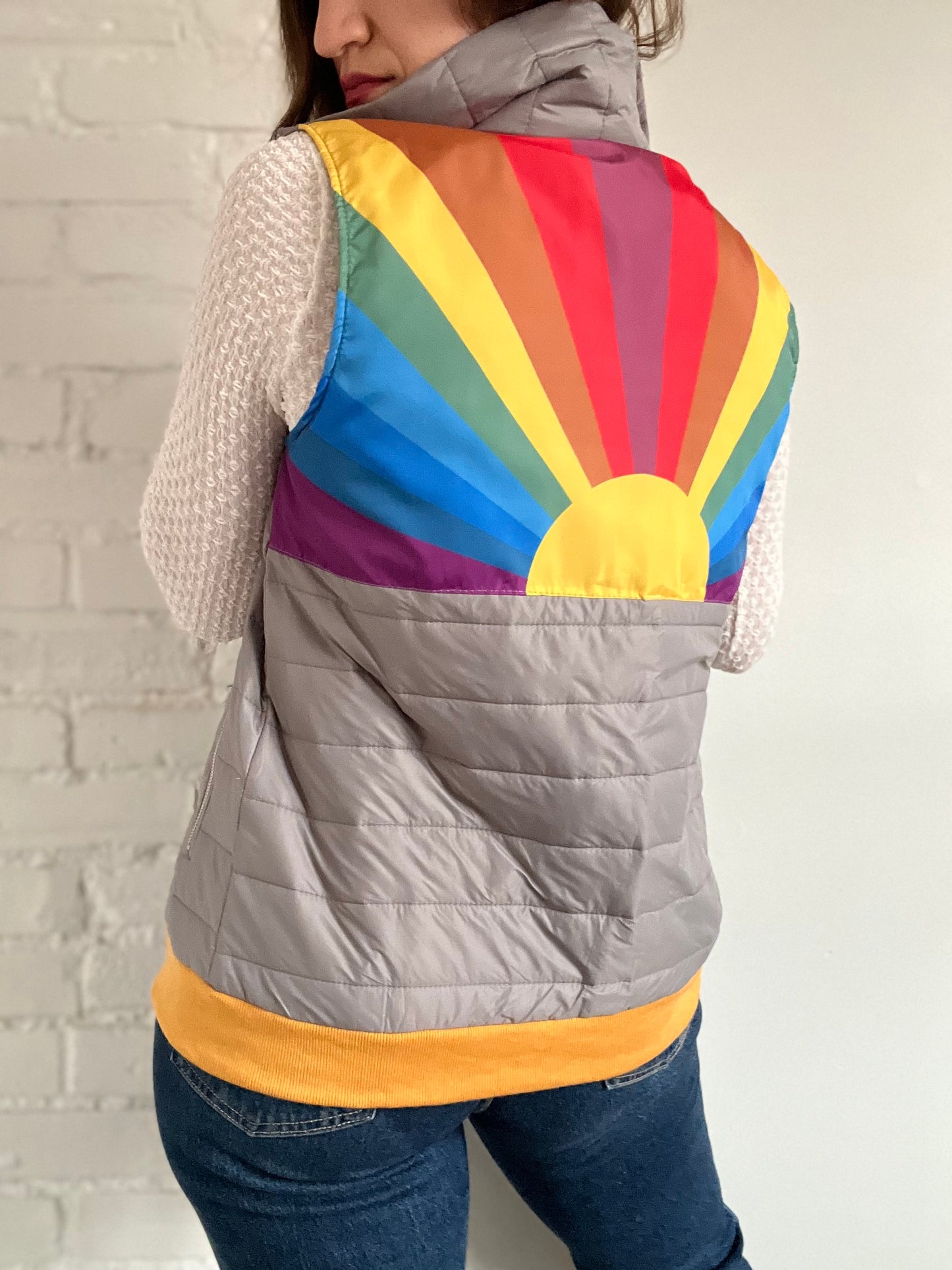 Sunburst Puff Vest - S/M