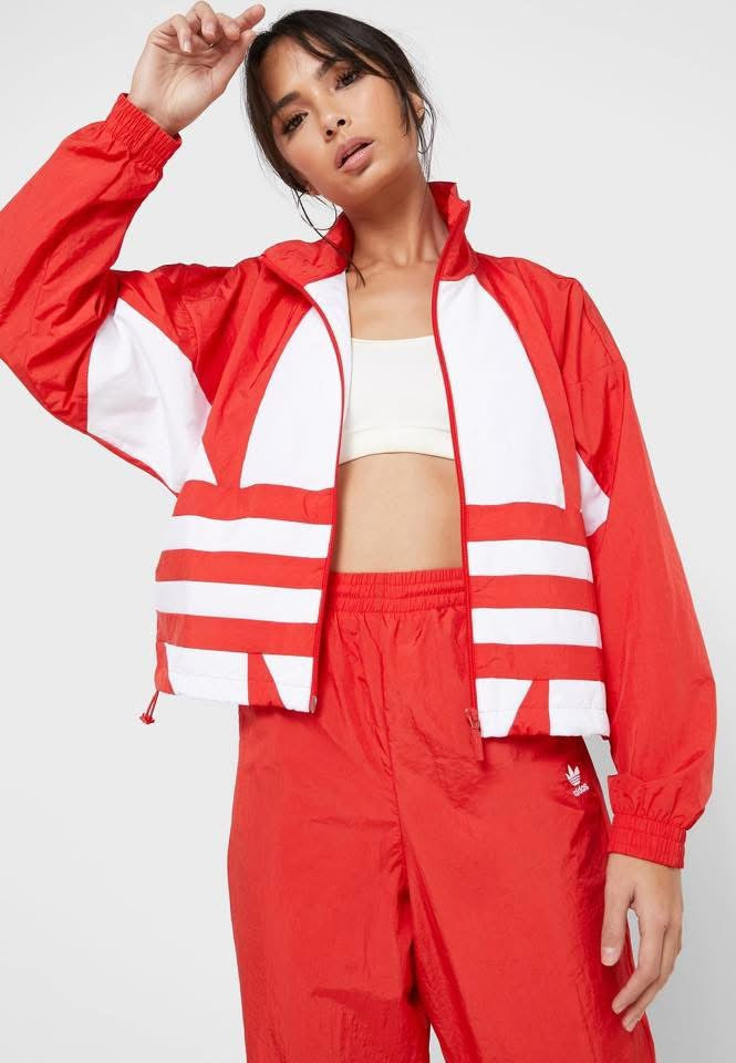 Adidas Originals Trefoil Logo Windbreaker - Size S