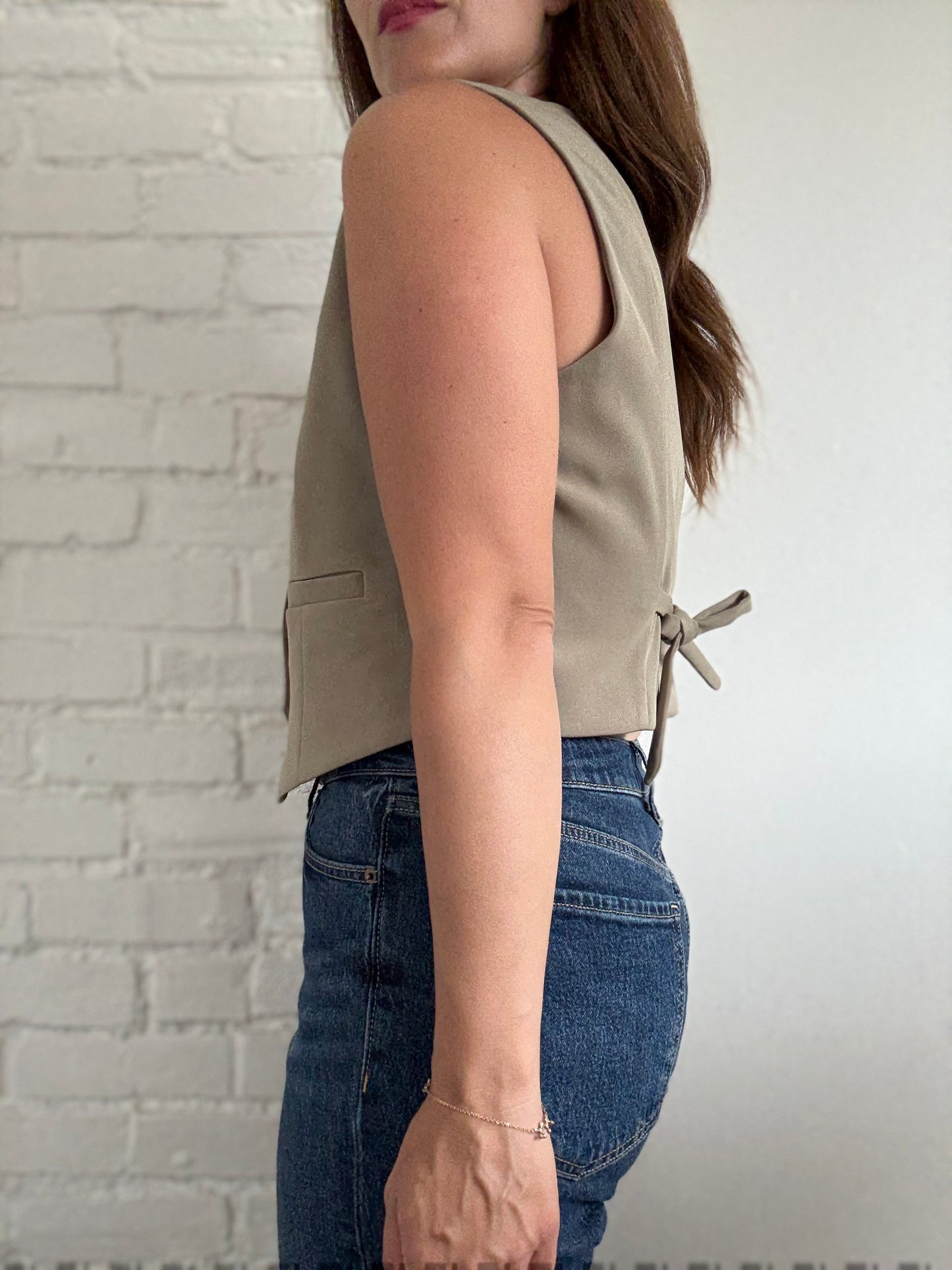 Sandstone Khaki Vest - Size L
