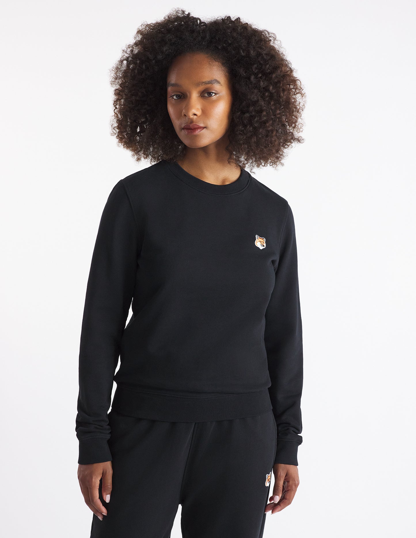 Maison Kitsune Fox Head Patch Sweater - M/L