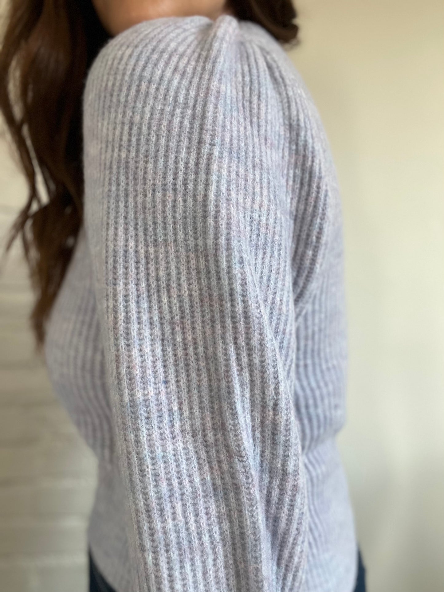 Periwinkle Chunky Knit - XS