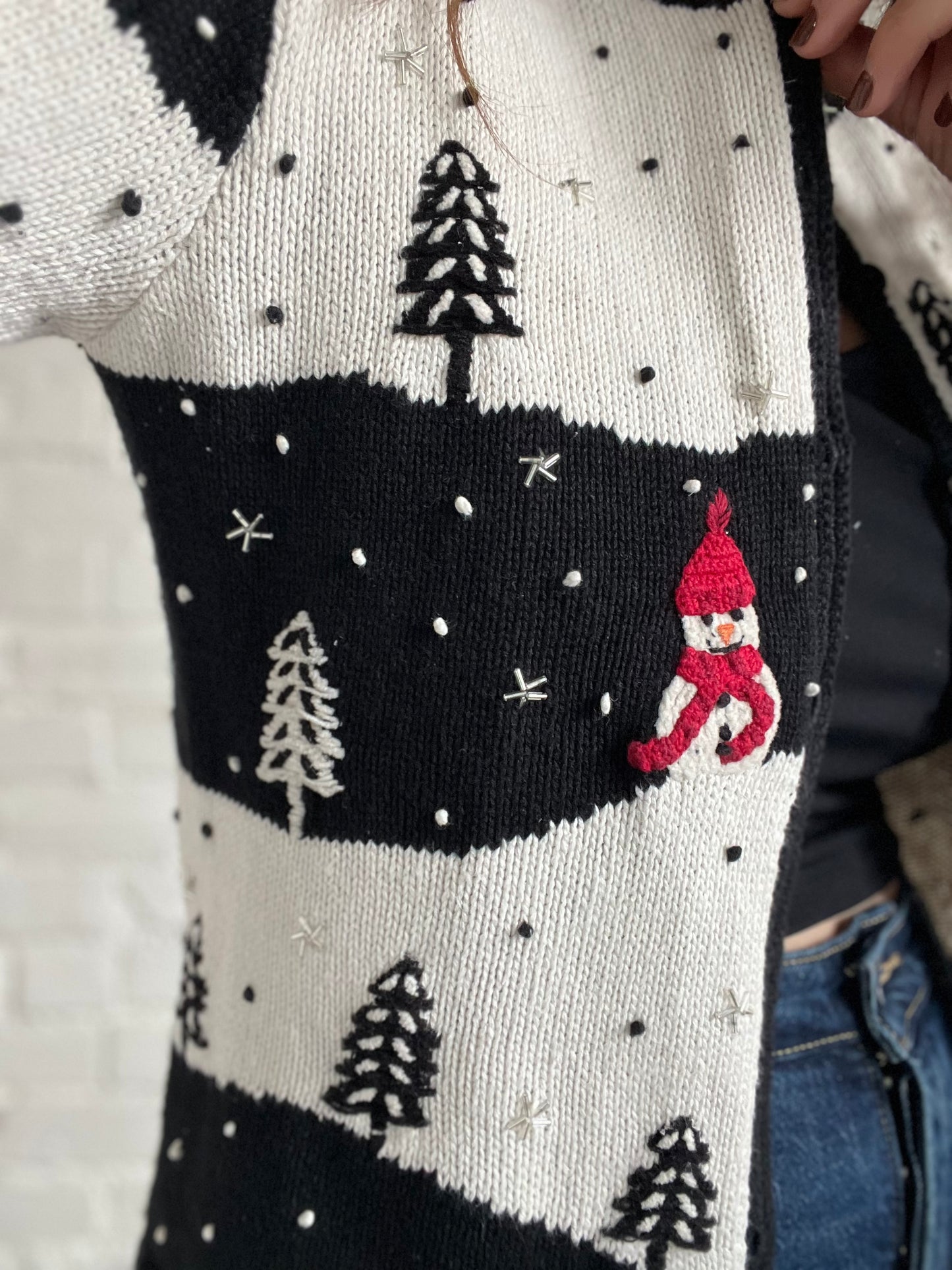 Let It Snow Holiday Sweater - S