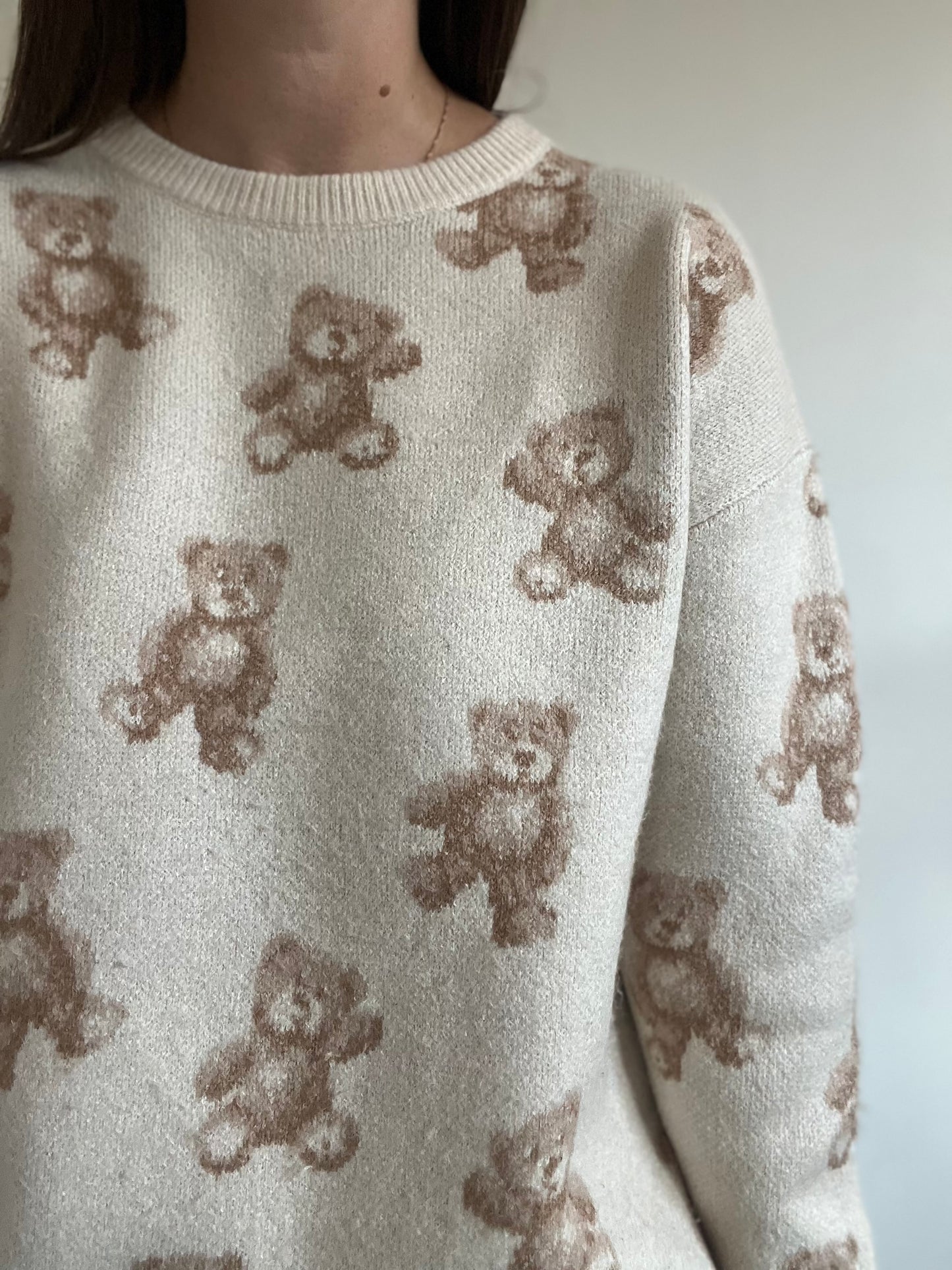 Teddy Bear Sweater - Size M