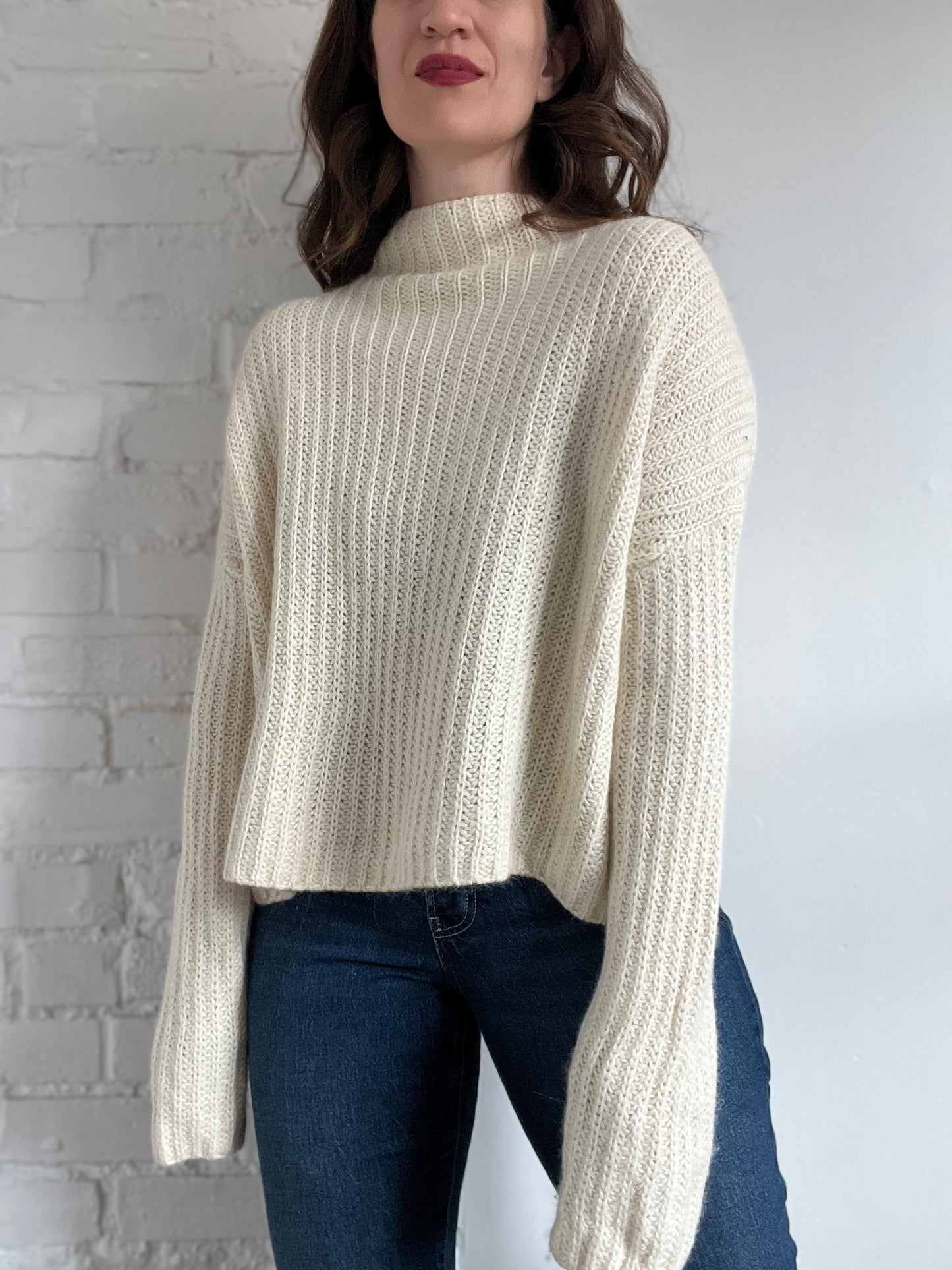 SIMON MILLER Mockneck Sweater - S (oversized)