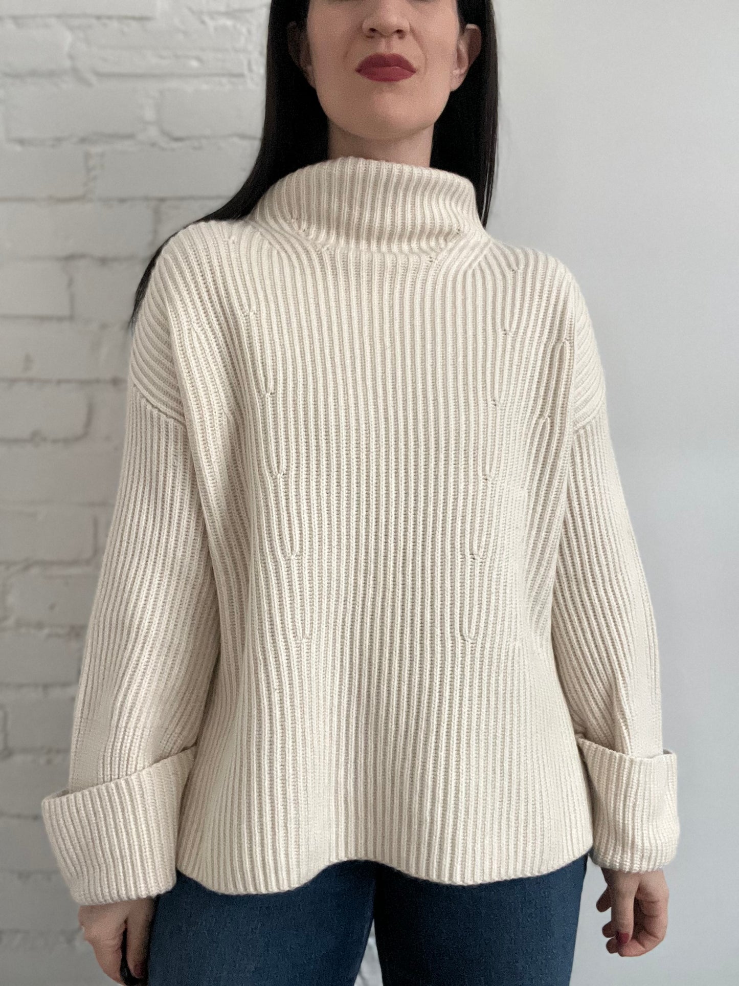 Cashmere Turtleneck Sweater - S (oversized)