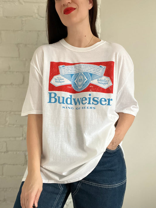 Oversized Budweiser T-Shirt - Size XL