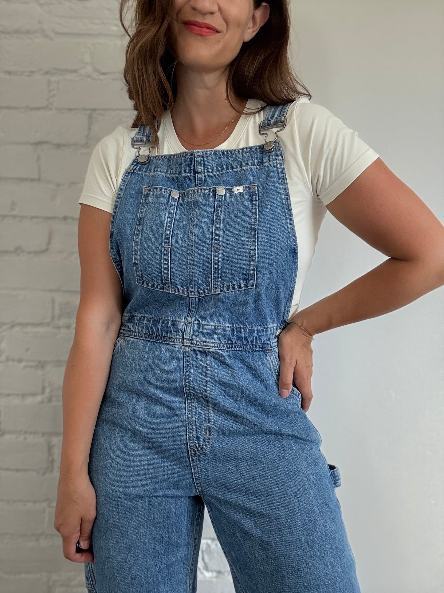 Sunday Best Utility Denim Overalls - Size M