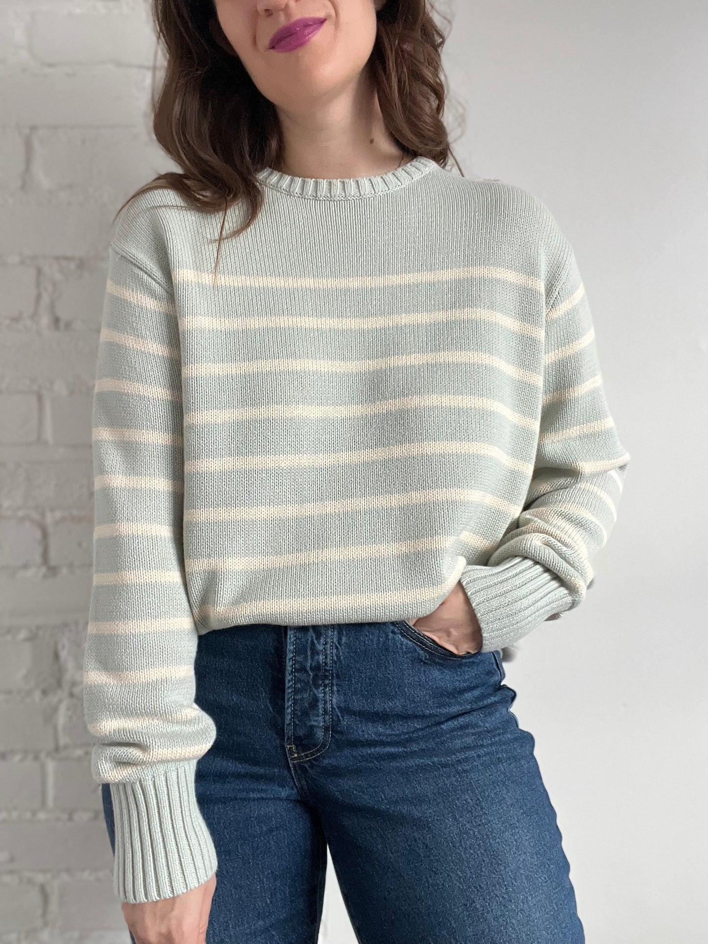 Brandy Melville Brianna Cotton Sweater - One Size