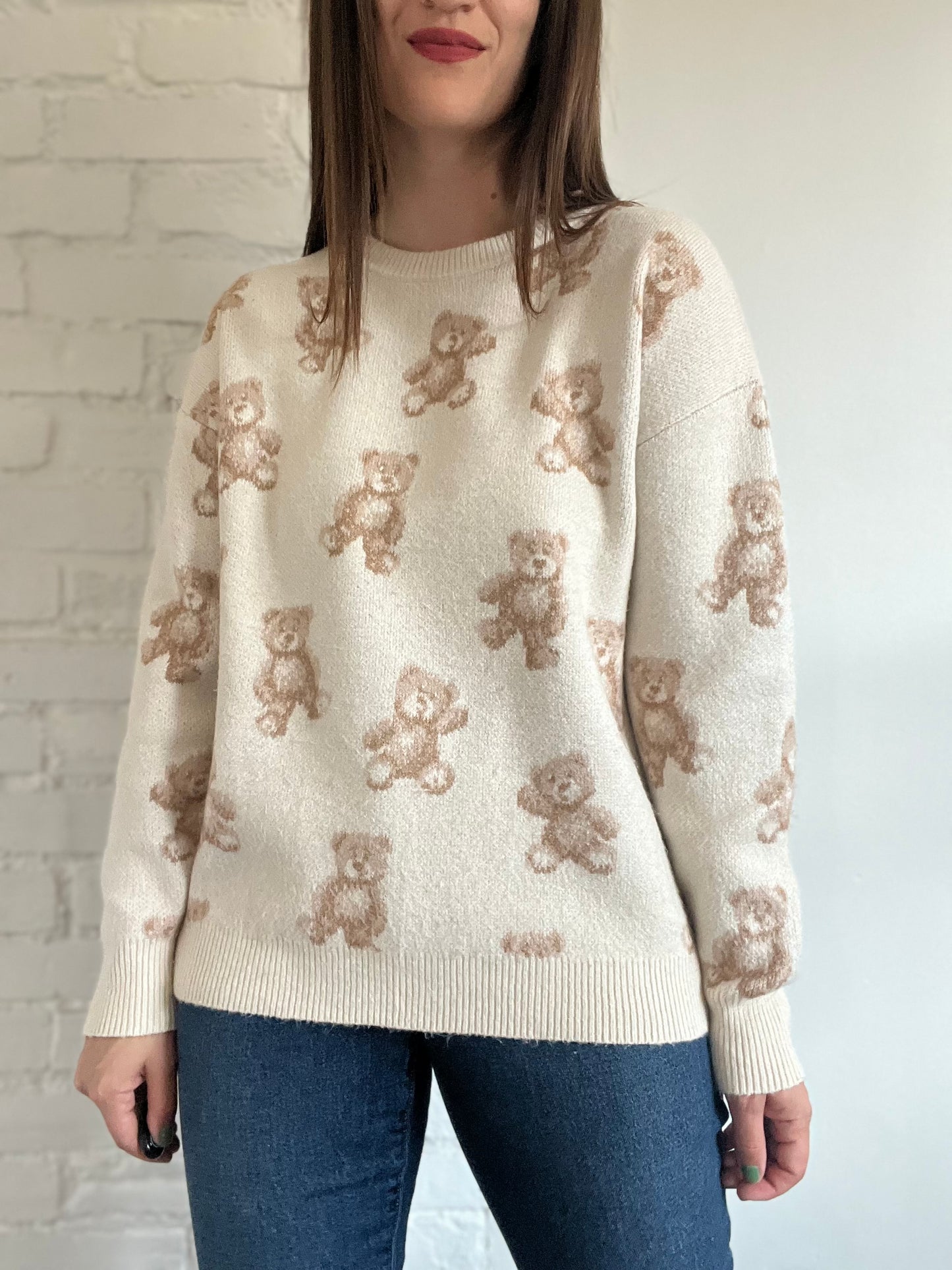 Teddy Bear Sweater - Size M