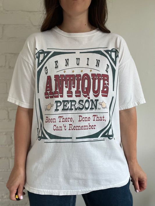 Genuine Antique Person T-Shirt - Size XL