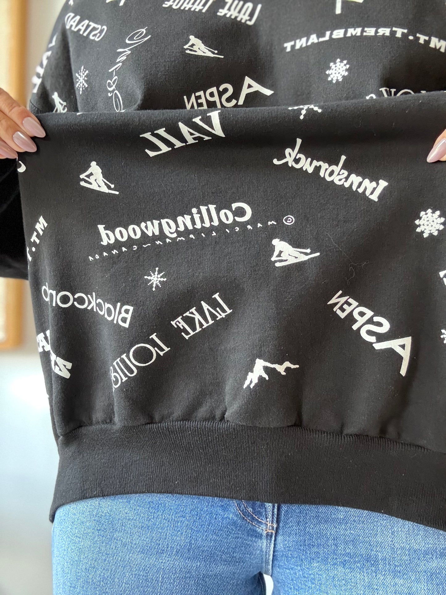 Vintage Marci Lipman Ski Sweatshirt - Size L/XL