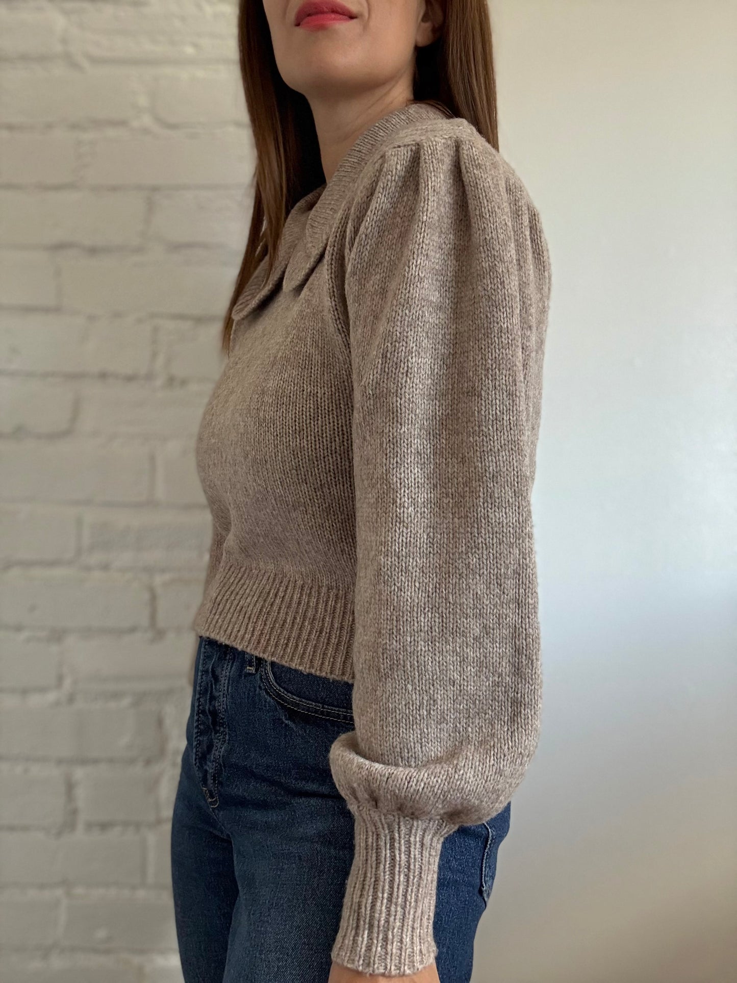 ASTR the Label Peter Pan Knit Sweater - Size XS