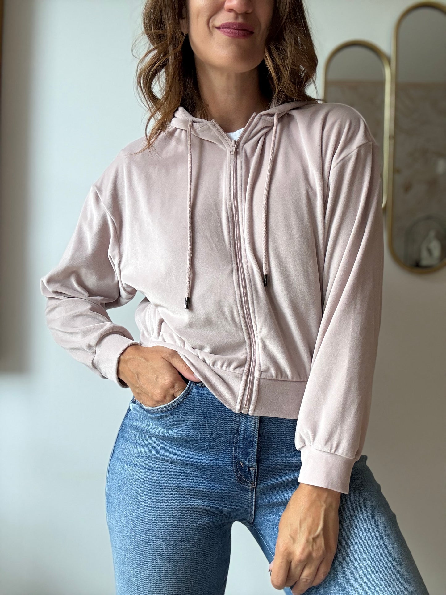 ALO Yoga Glimmer Velour - Size S