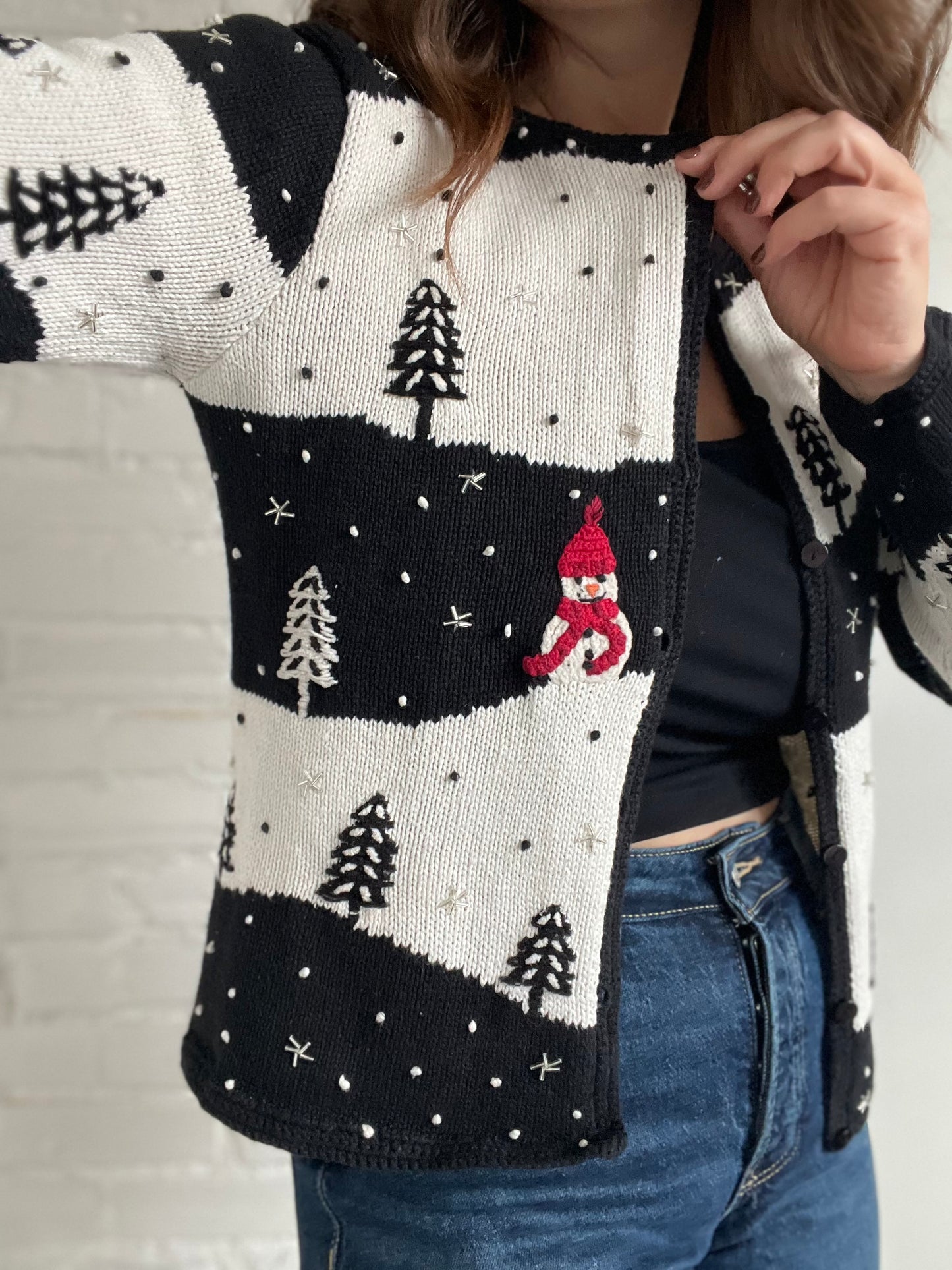 Let It Snow Holiday Sweater - S