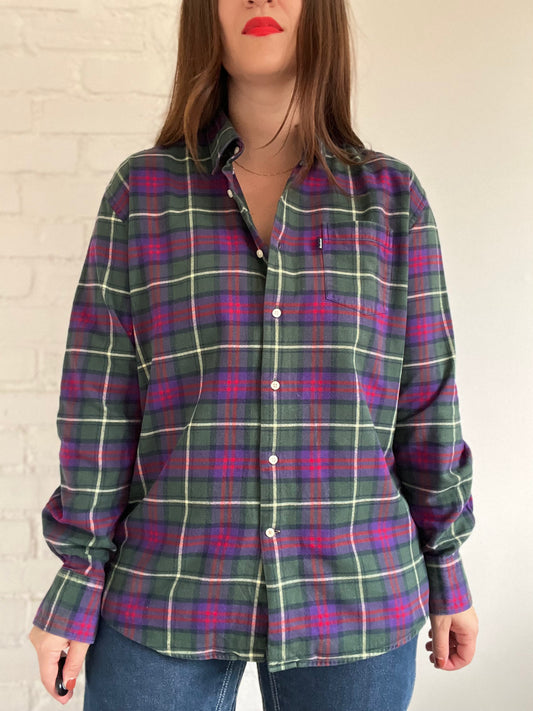 Barbour Tartan Flannel Shirt - L/XL