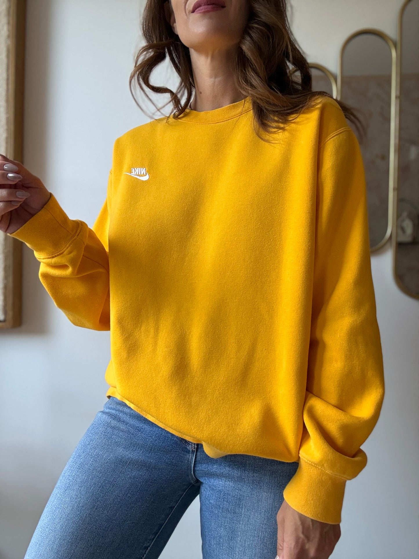 Nike Sportswear Club Fleece Sweatshirt - Size L (oversized)