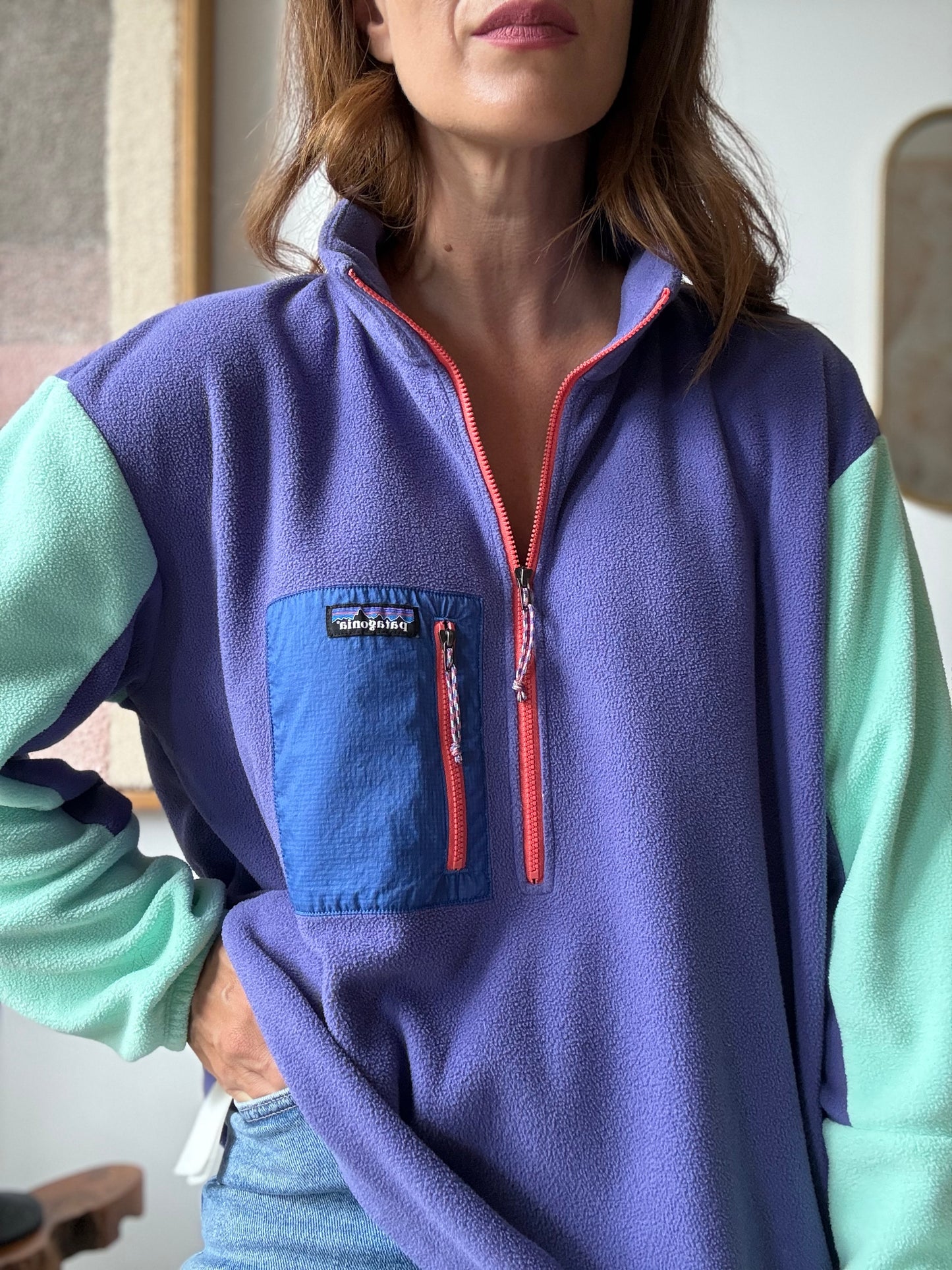 Patagonia Microdini 1/2 Zip Fleece - Size L