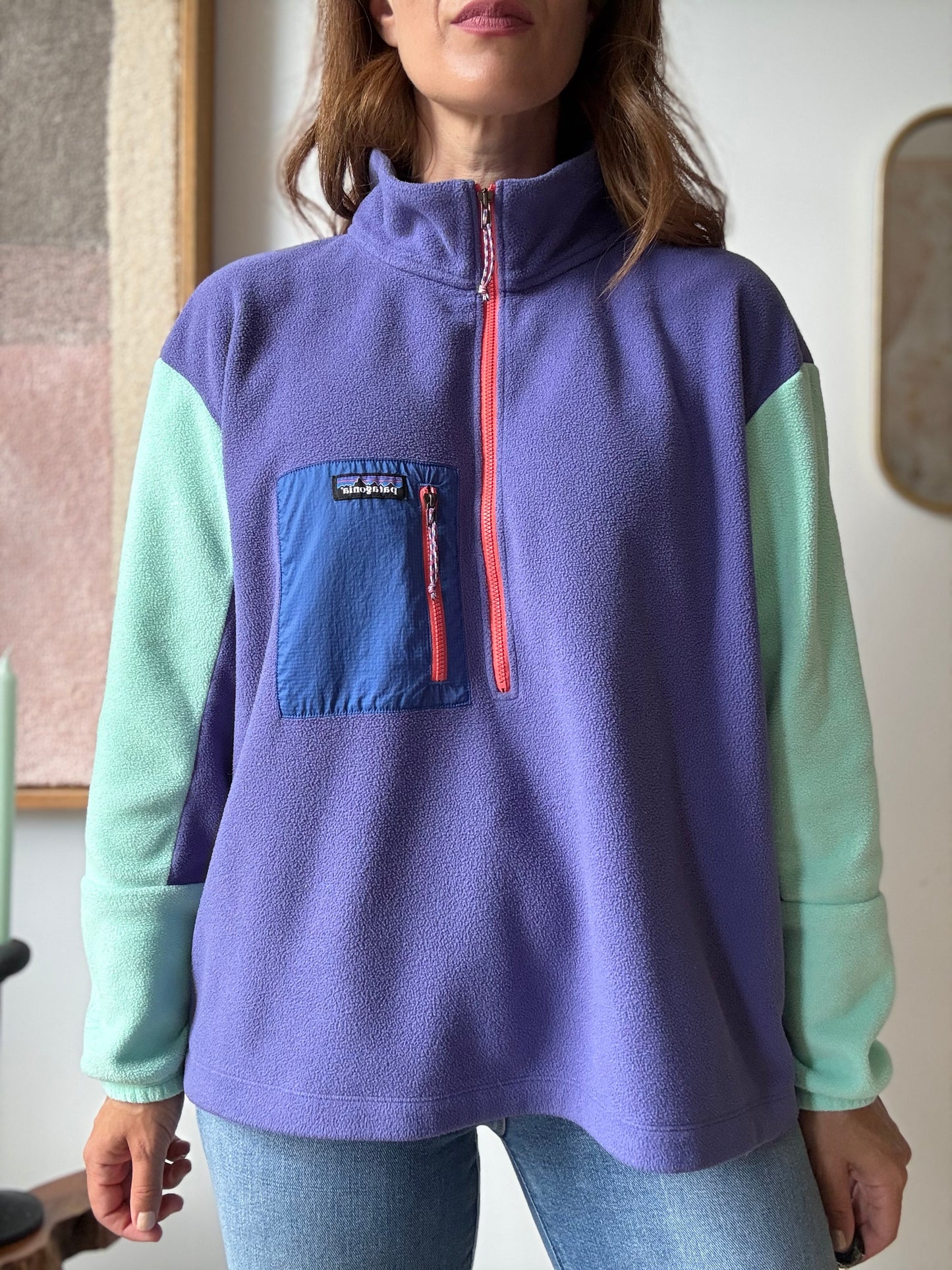 Patagonia Microdini 1/2 Zip Fleece - Size L
