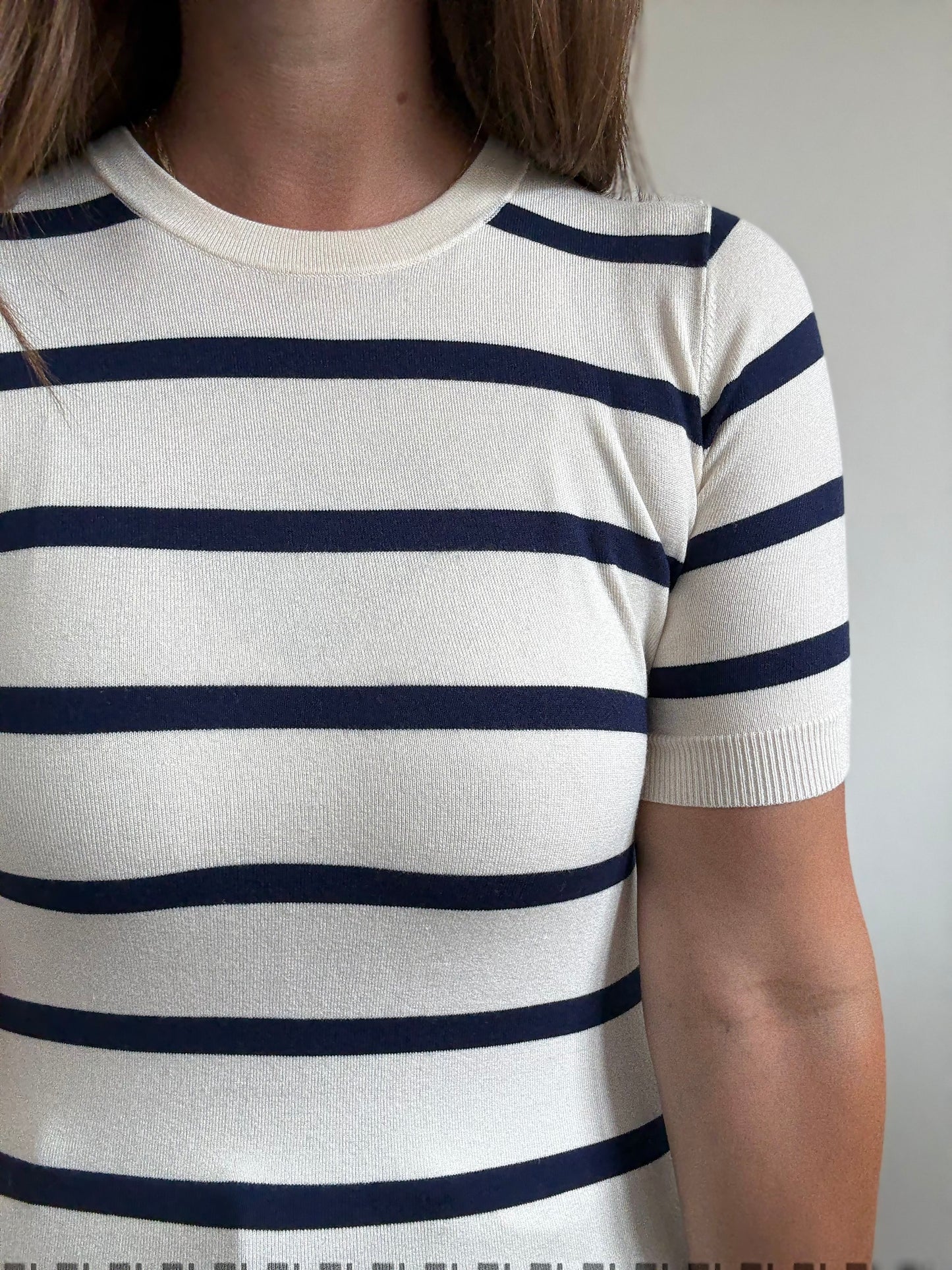 Striped Knit Top - Size S