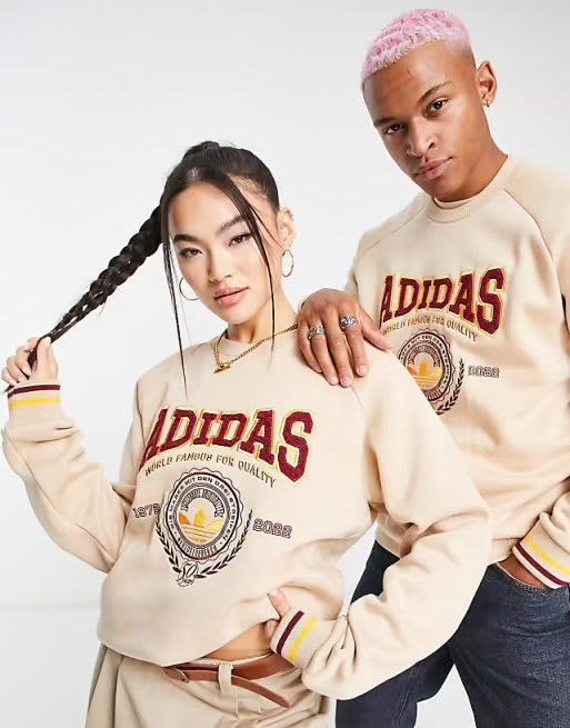 Adidas Originals Varsity Sweatshirt - Size S (Mens)