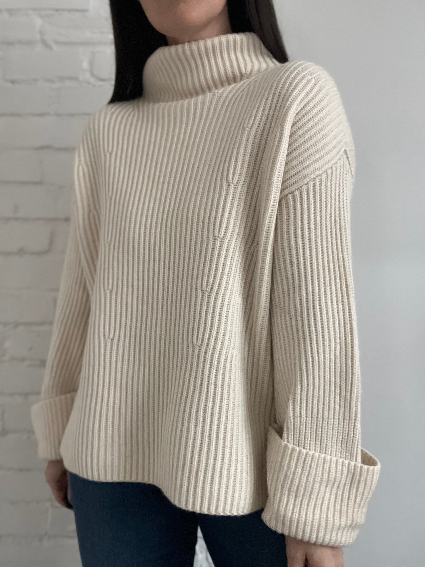 Cashmere Turtleneck Sweater - S (oversized)