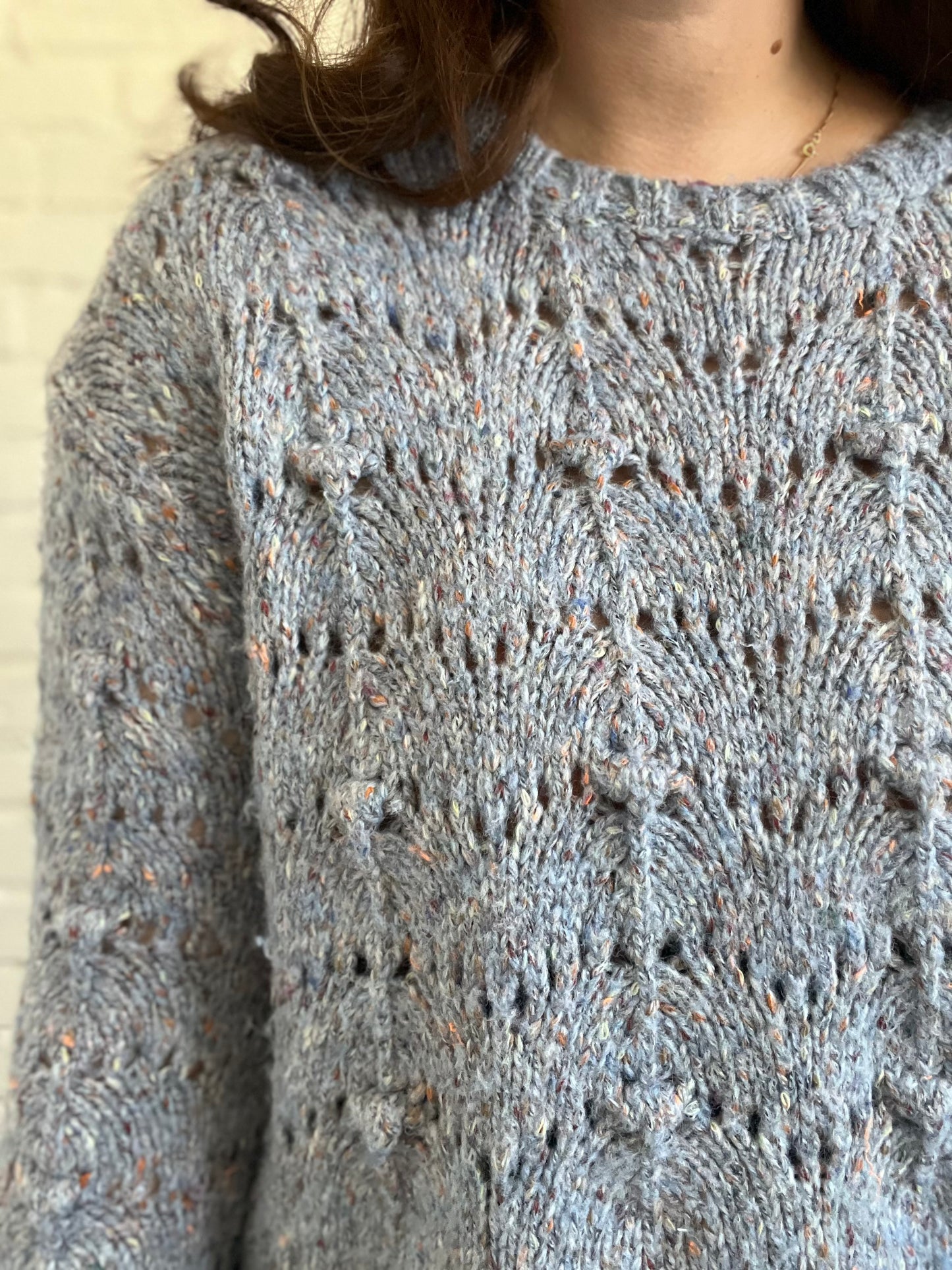 Lavender Pointelle Knit - S