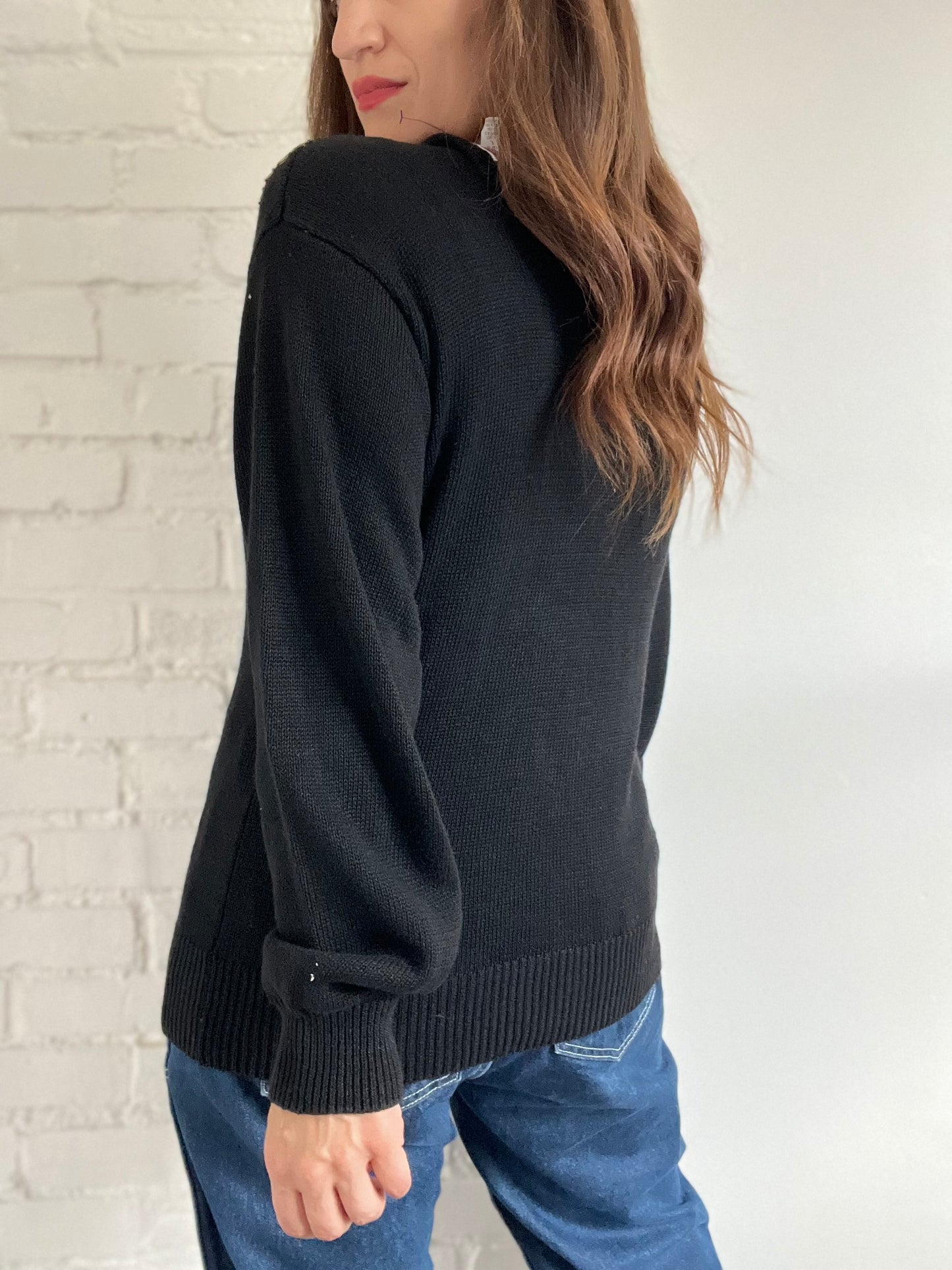 Gemstone Fire Knit Sweater - L