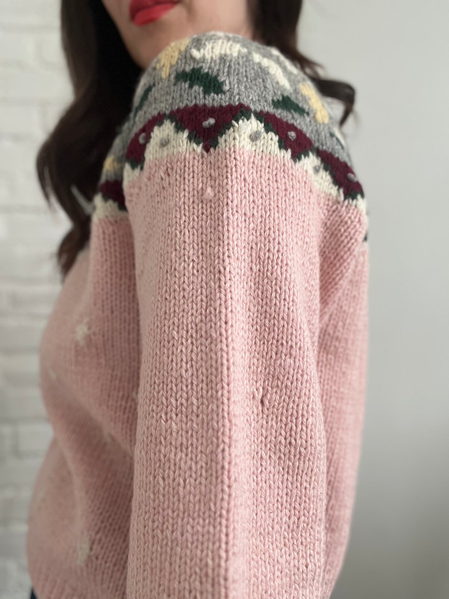 Pink Apres Ski Knit - S/M