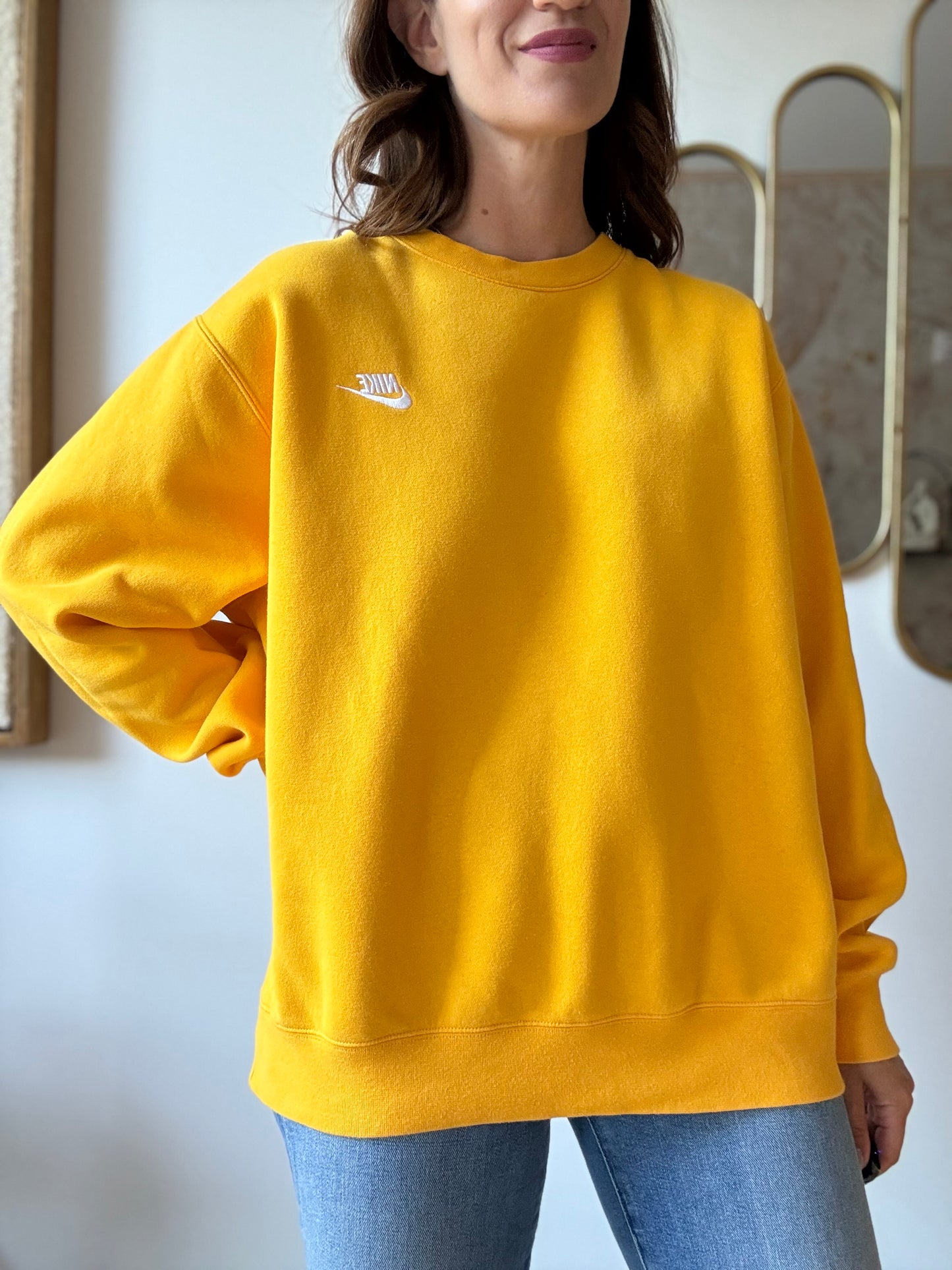 Nike Sportswear Club Fleece Sweatshirt - Size L (oversized)