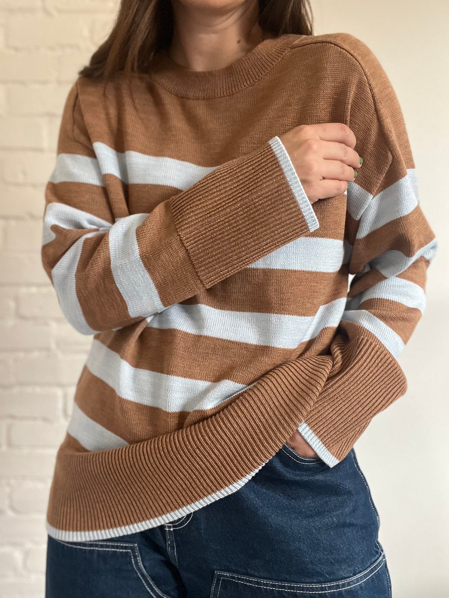 COS Oversized Stripe Sweater - Size S (Oversized)